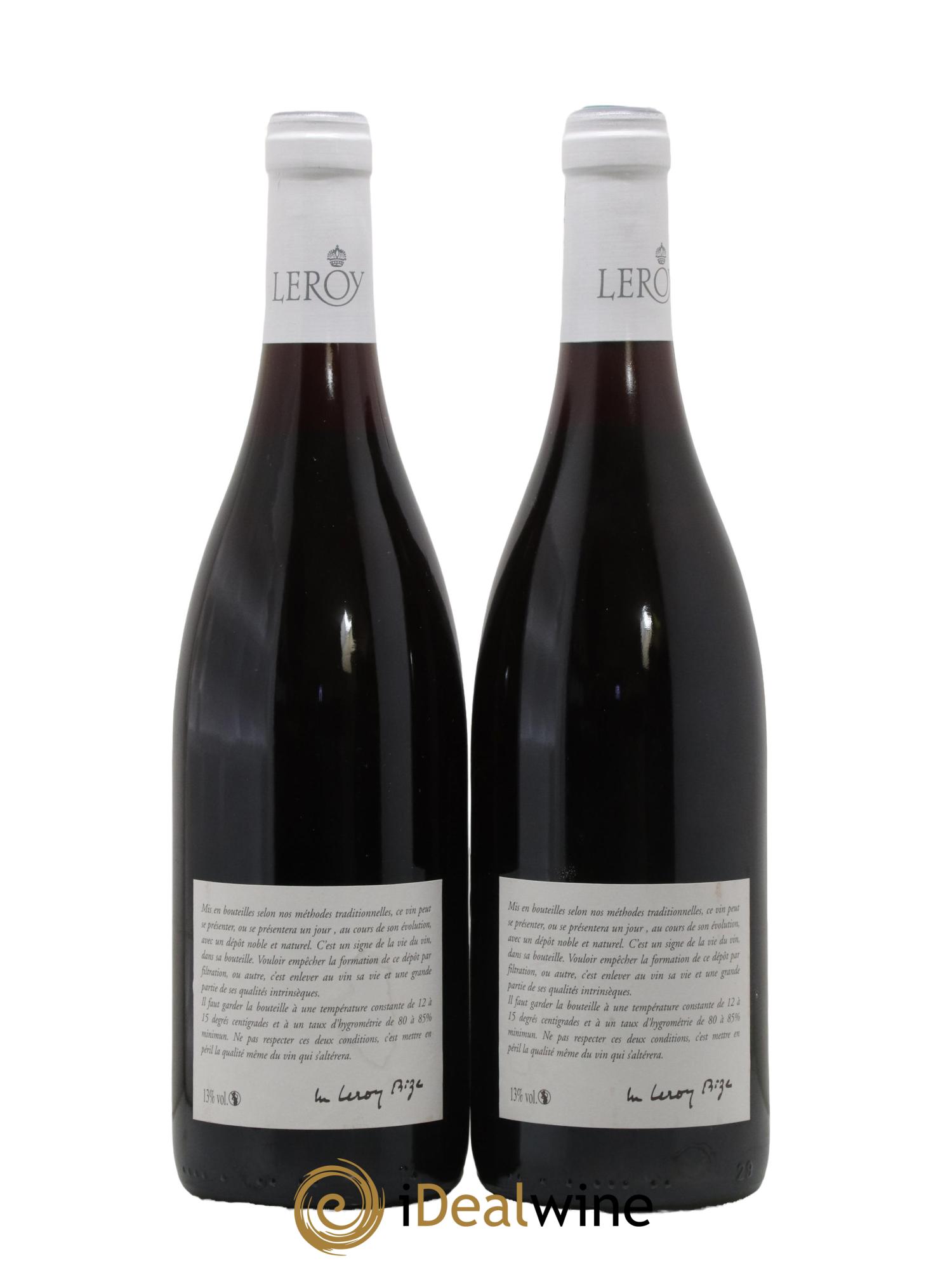 Nuits Saint-Georges 1er Cru Les Chaboeufs Leroy Sa 2007 - Lot de 2 bouteilles - 1