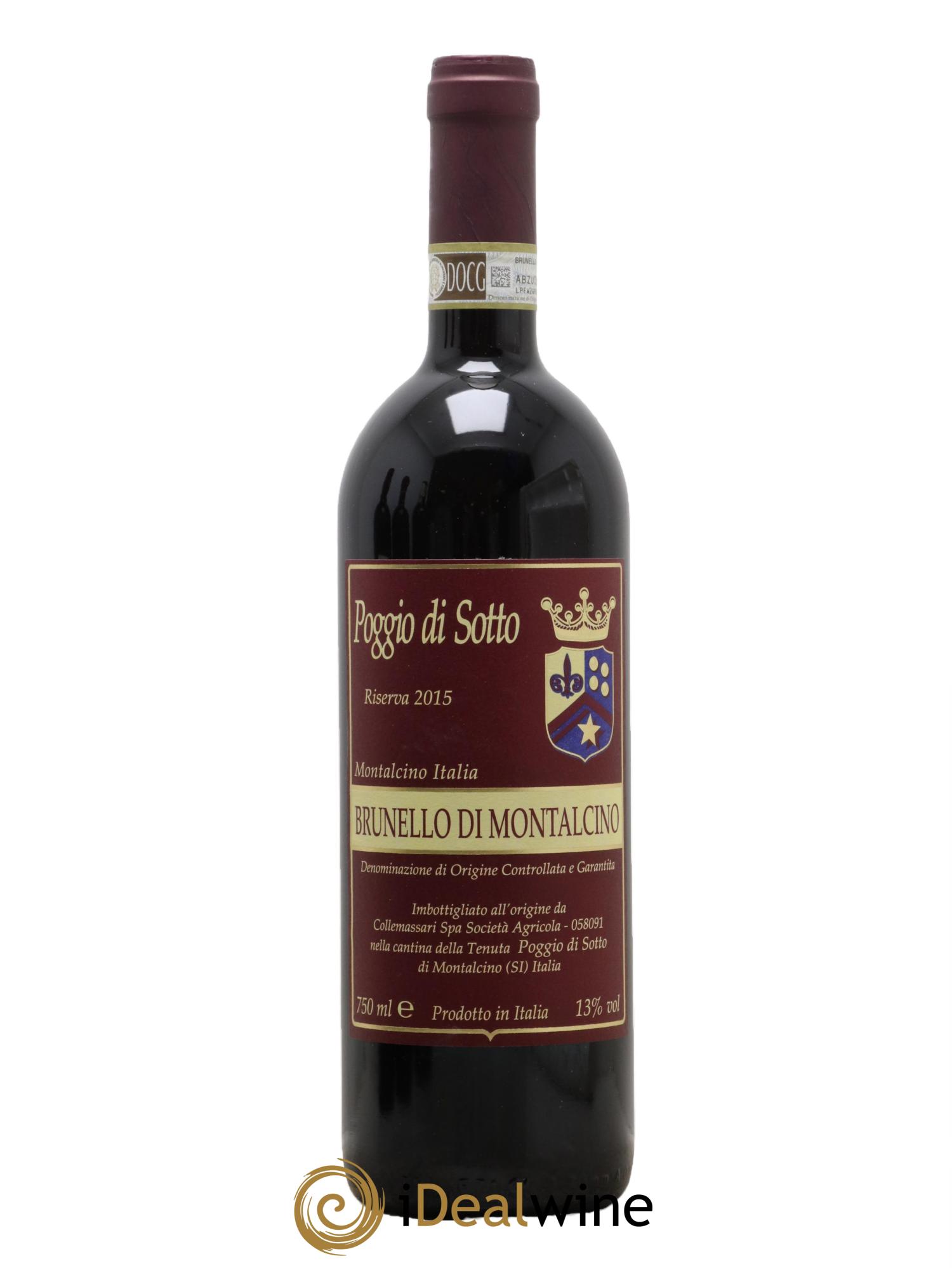 Brunello di Montalcino Riserva Poggio di Sotto 2015 - Lotto di 1 bottiglia - 0