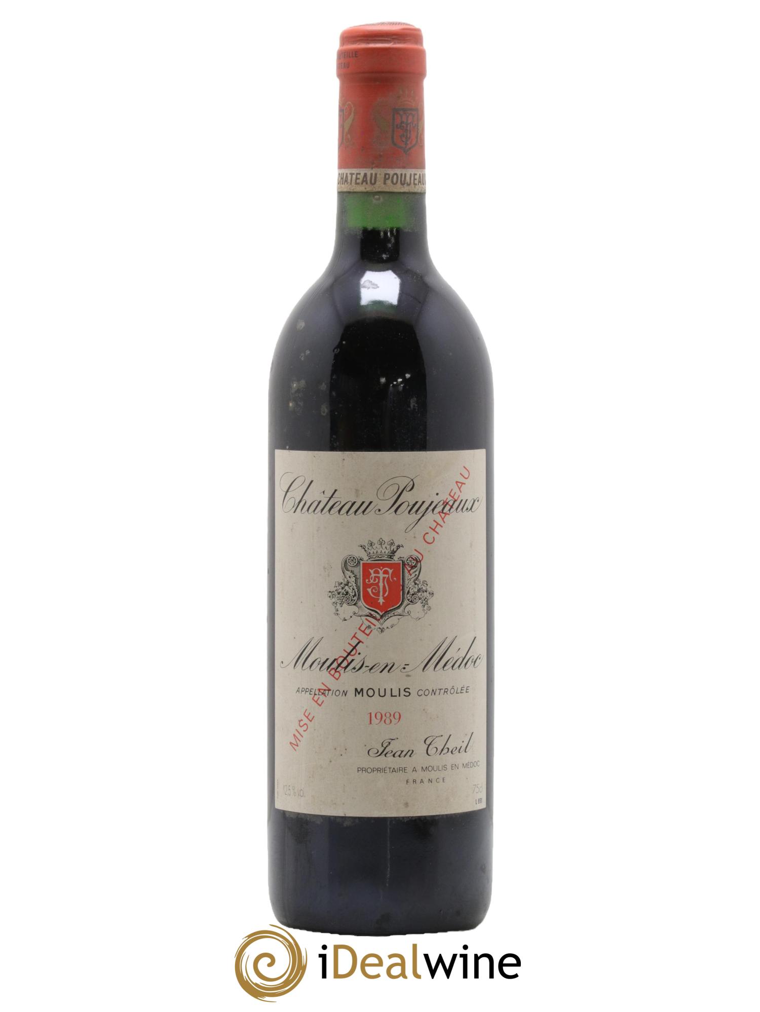 Château Poujeaux 1989 - Lot de 1 bouteille - 0