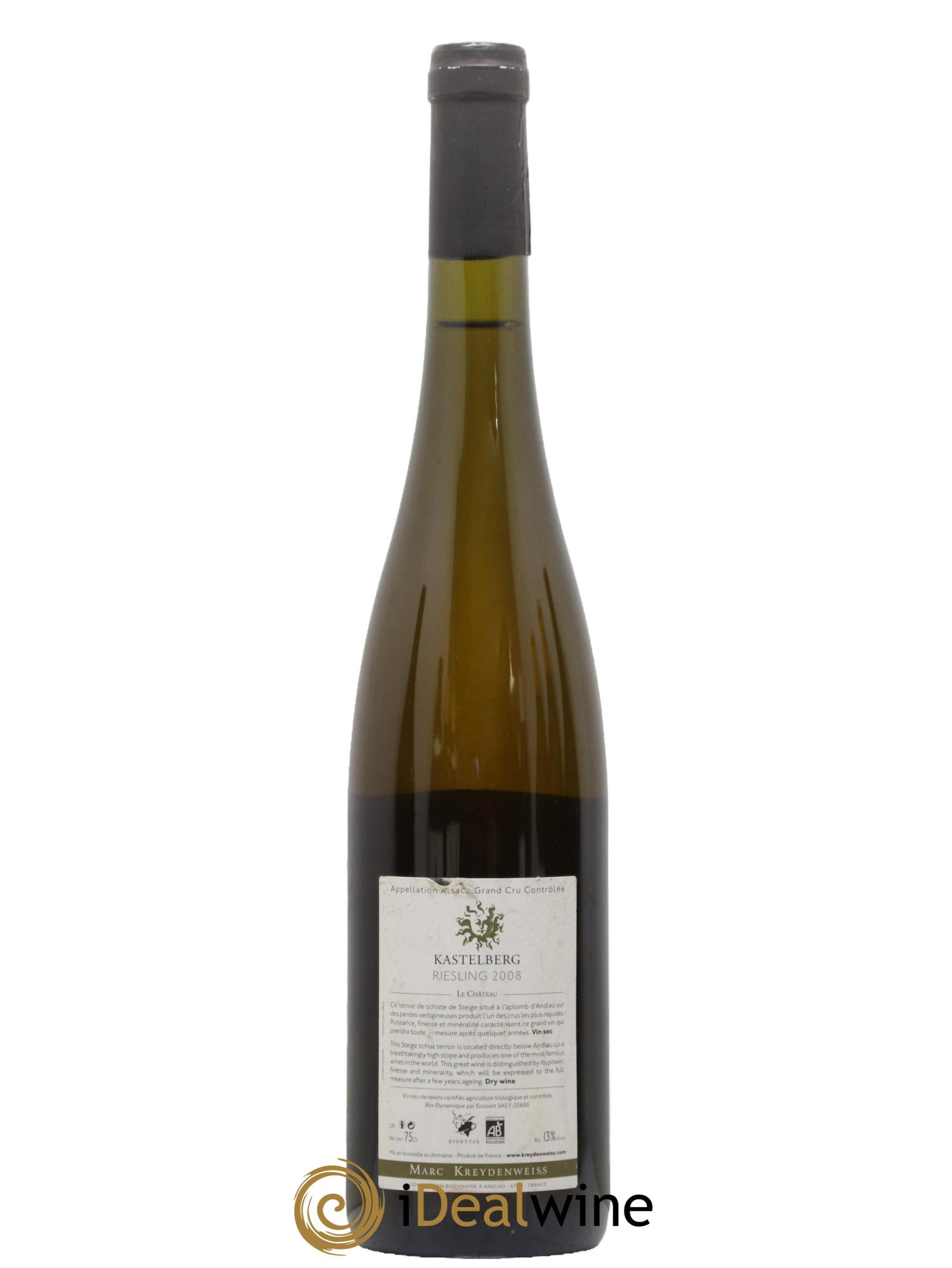 Alsace Riesling Grand Cru Kastelberg Marc Kreydenweiss 2008 - Lotto di 1 bottiglia - 1