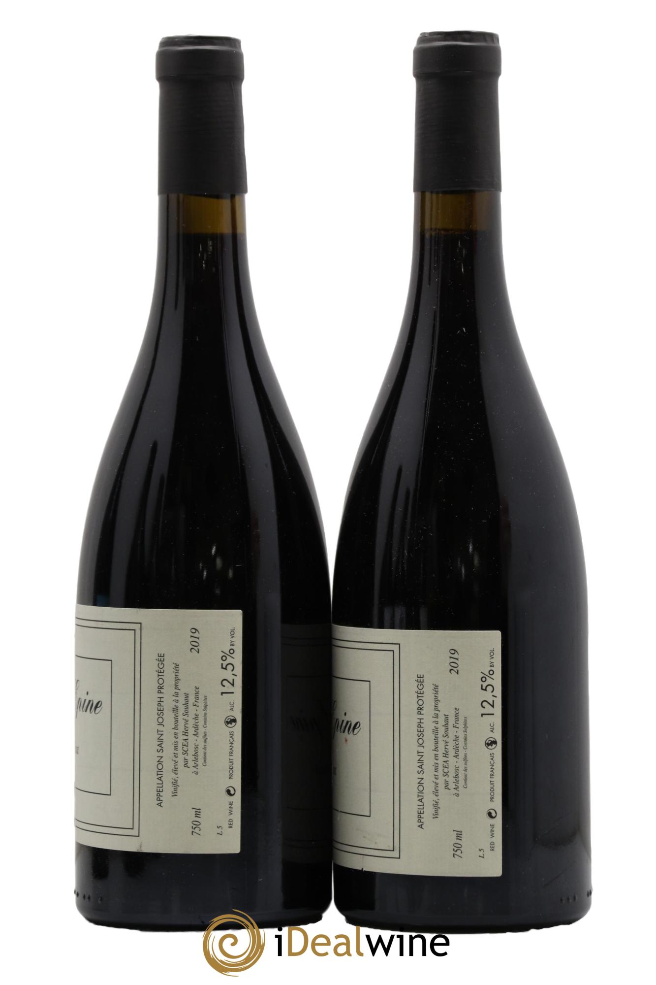 Saint-Joseph Sainte Epine Hervé Souhaut - Domaine Romaneaux-Destezet 2019 - Lot de 2 bouteilles - 1