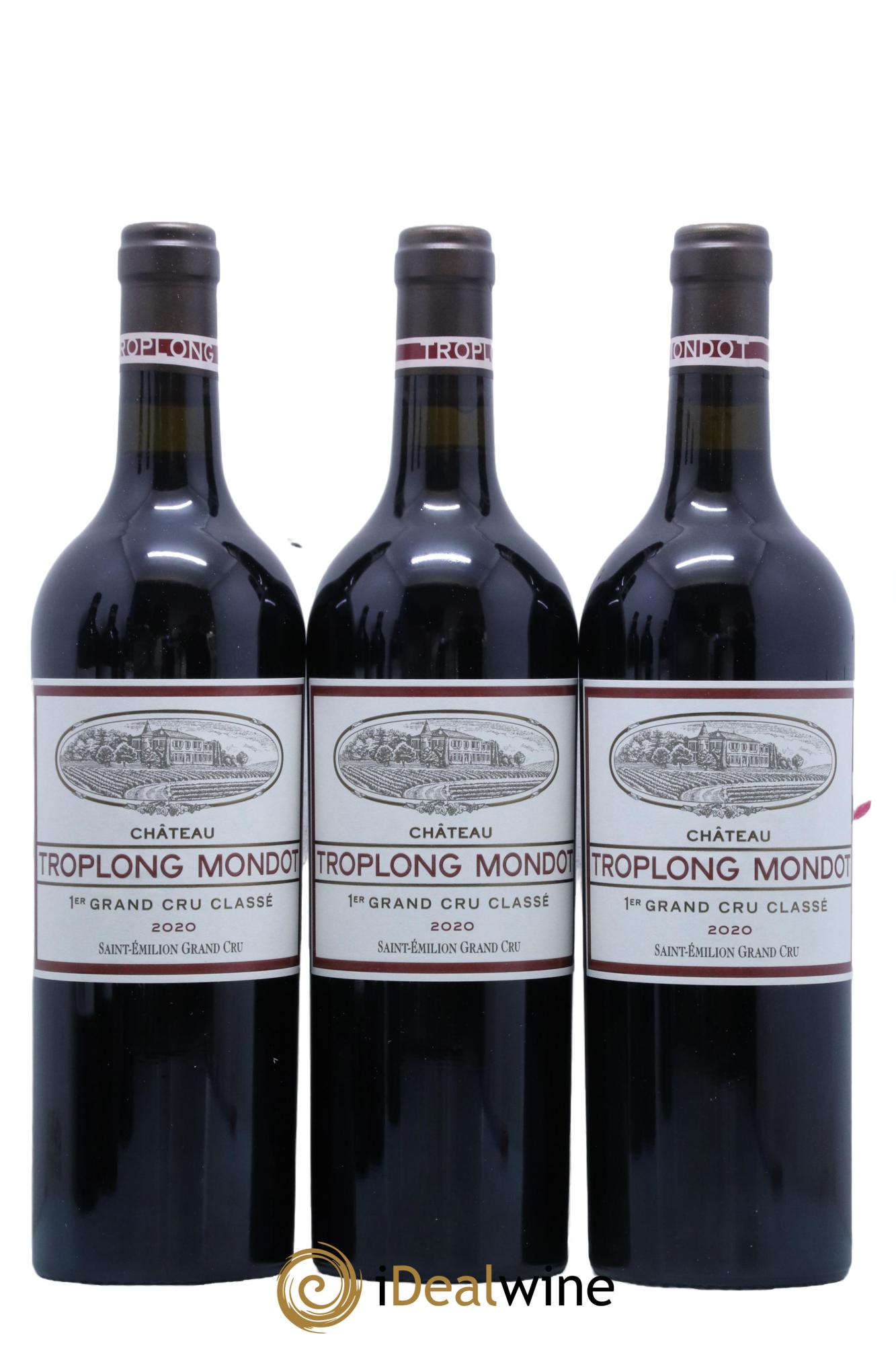 Château Troplong Mondot 1er Grand Cru Classé B 2020 - Lot de 6 bouteilles - 1