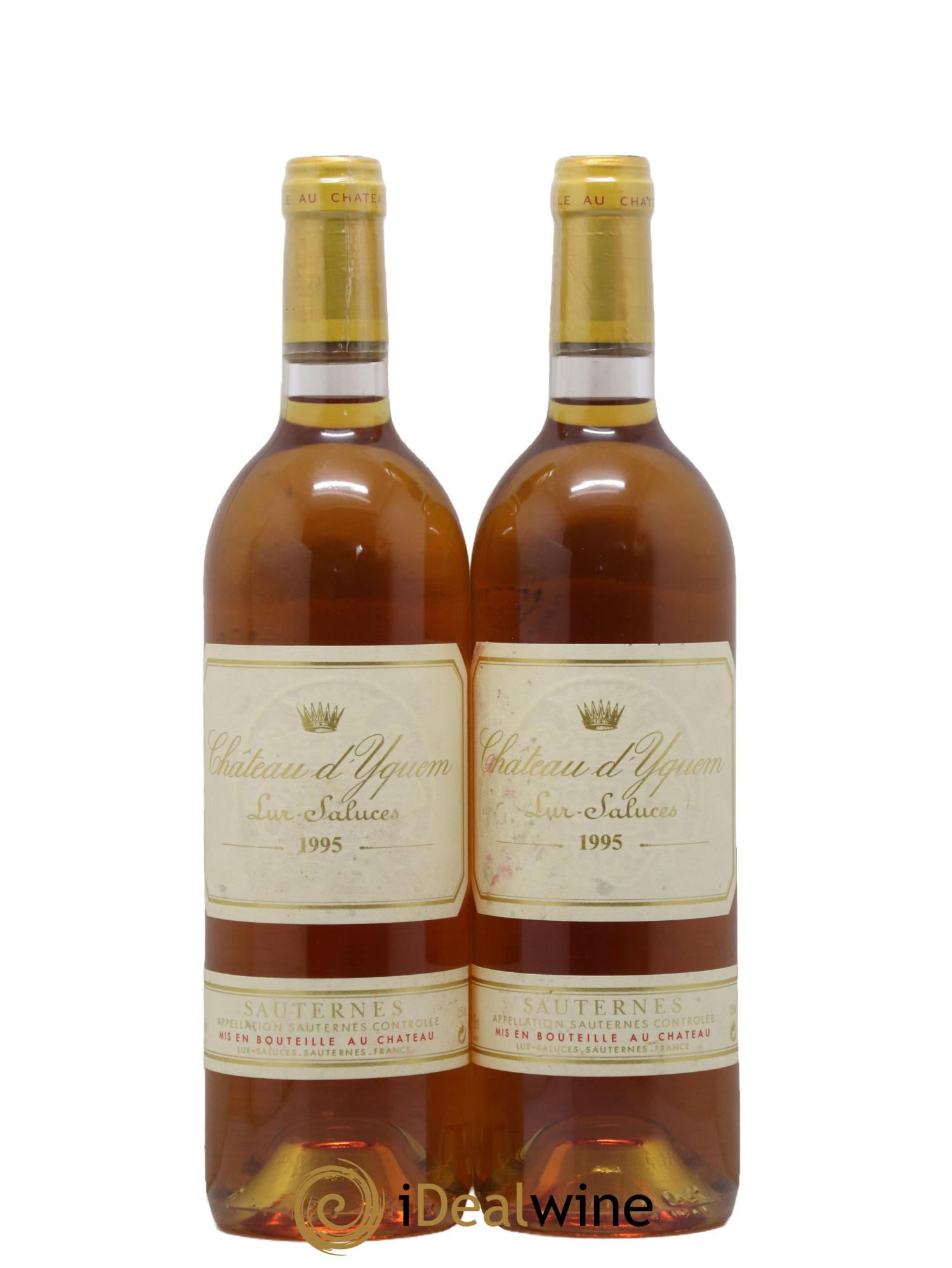 Château d' Yquem 1er Cru Classé Supérieur 1995 - Lot de 2 bouteilles - 0