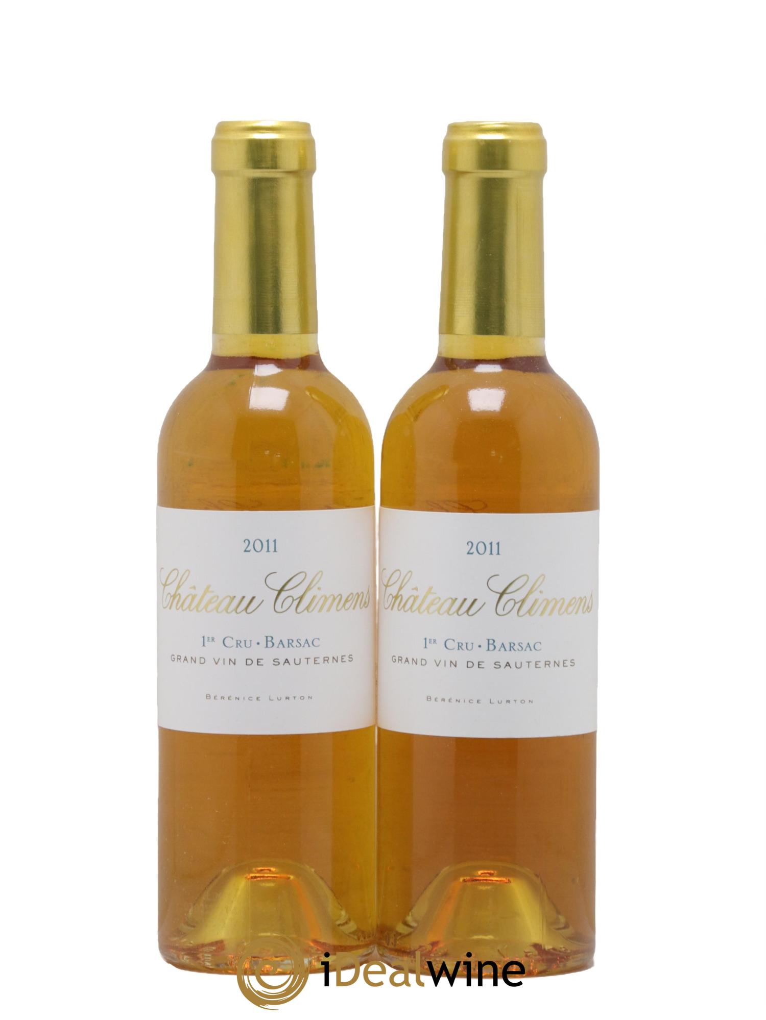 Château Climens 1er Grand Cru Classé 2011 - Lot of 2 half-bottles - 0