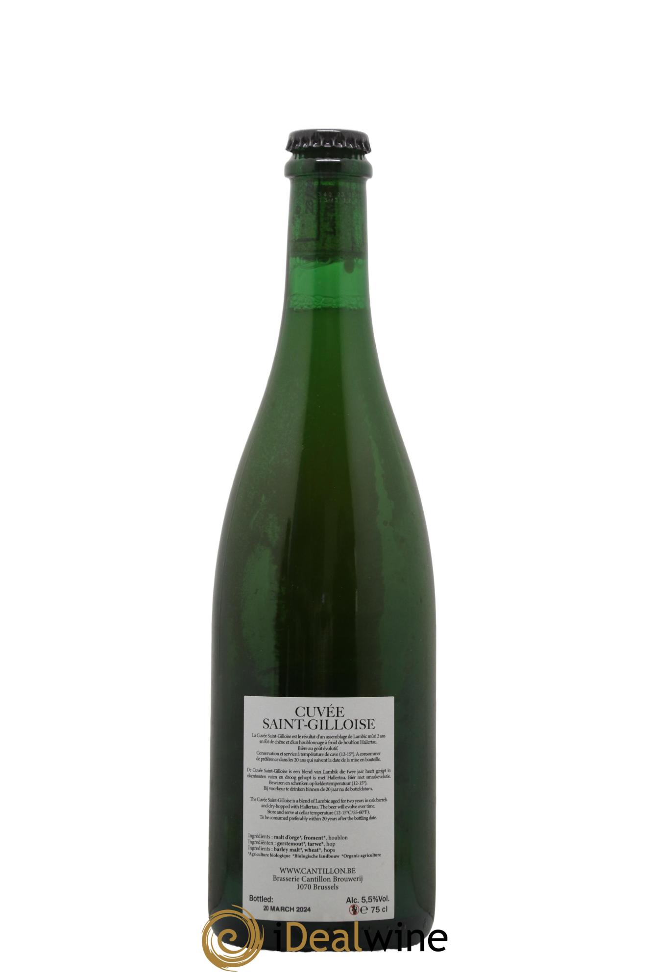 Bière Cuvee Saint Gilloise Gueuze Cantillon Imbottigliato 2024 - Lotto di 1 bottiglia - 1