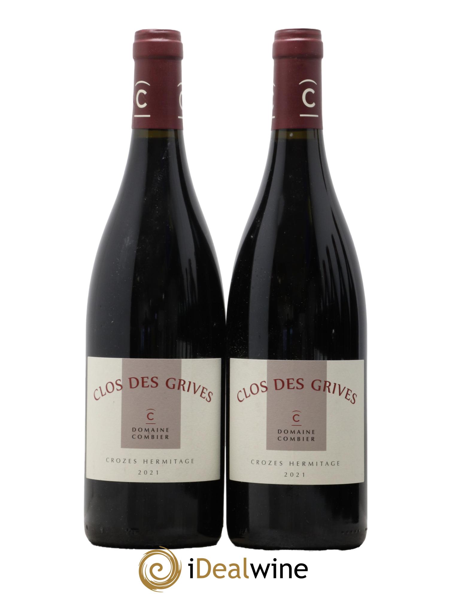 Crozes-Hermitage Clos des Grives Combier 2021 - Lot of 2 bottles - 0