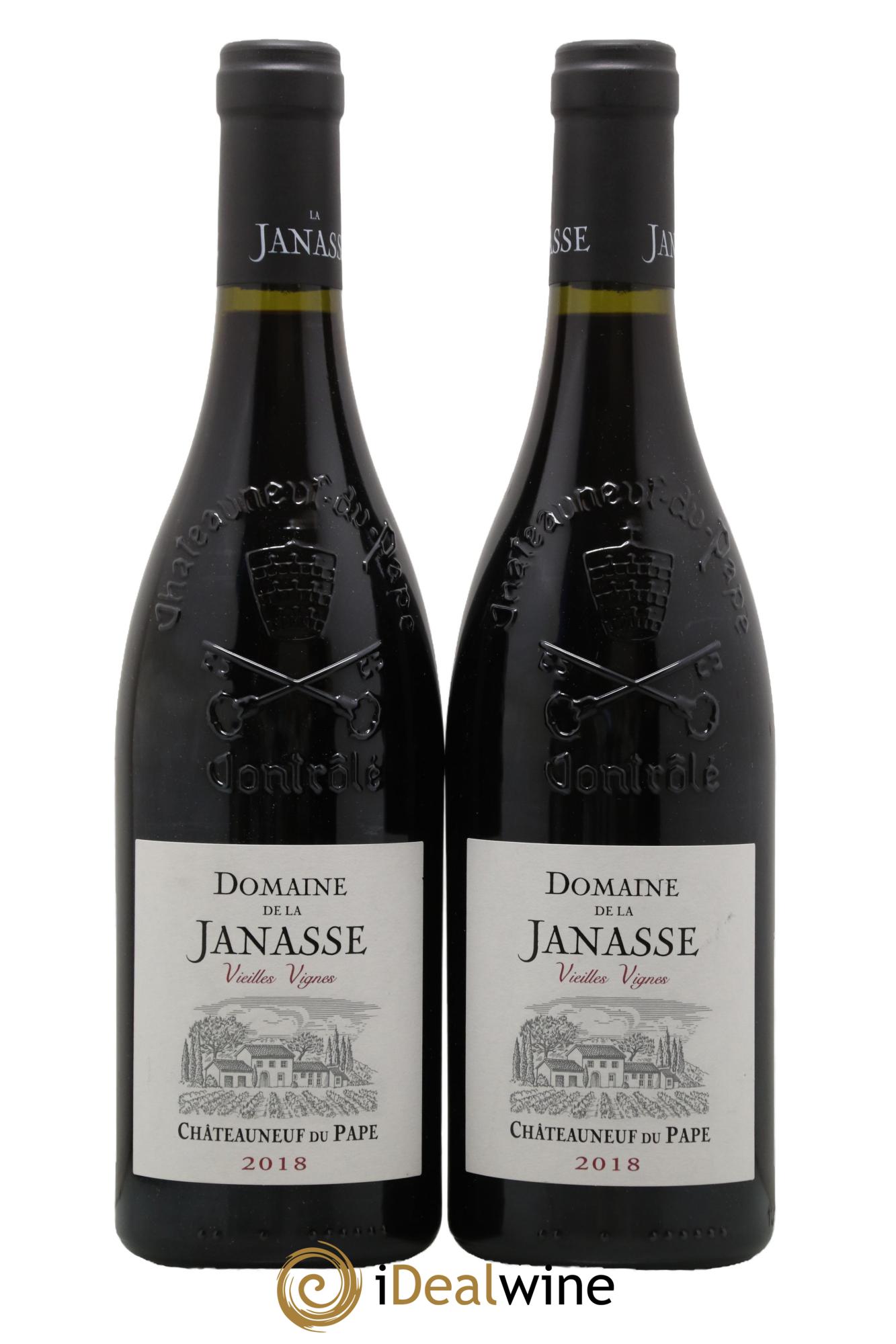 Châteauneuf-du-Pape Cuvée Vieilles Vignes La Janasse (Domaine de) 2018 - Lot de 2 bouteilles - 0