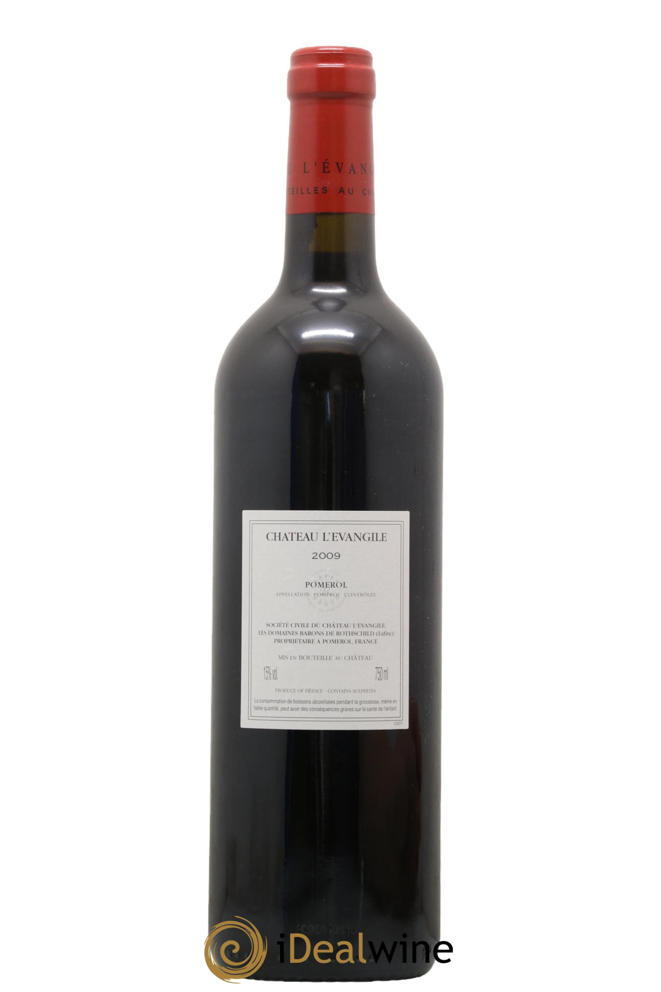 Château l' Évangile 2009 - Lot de 1 bouteille - 1