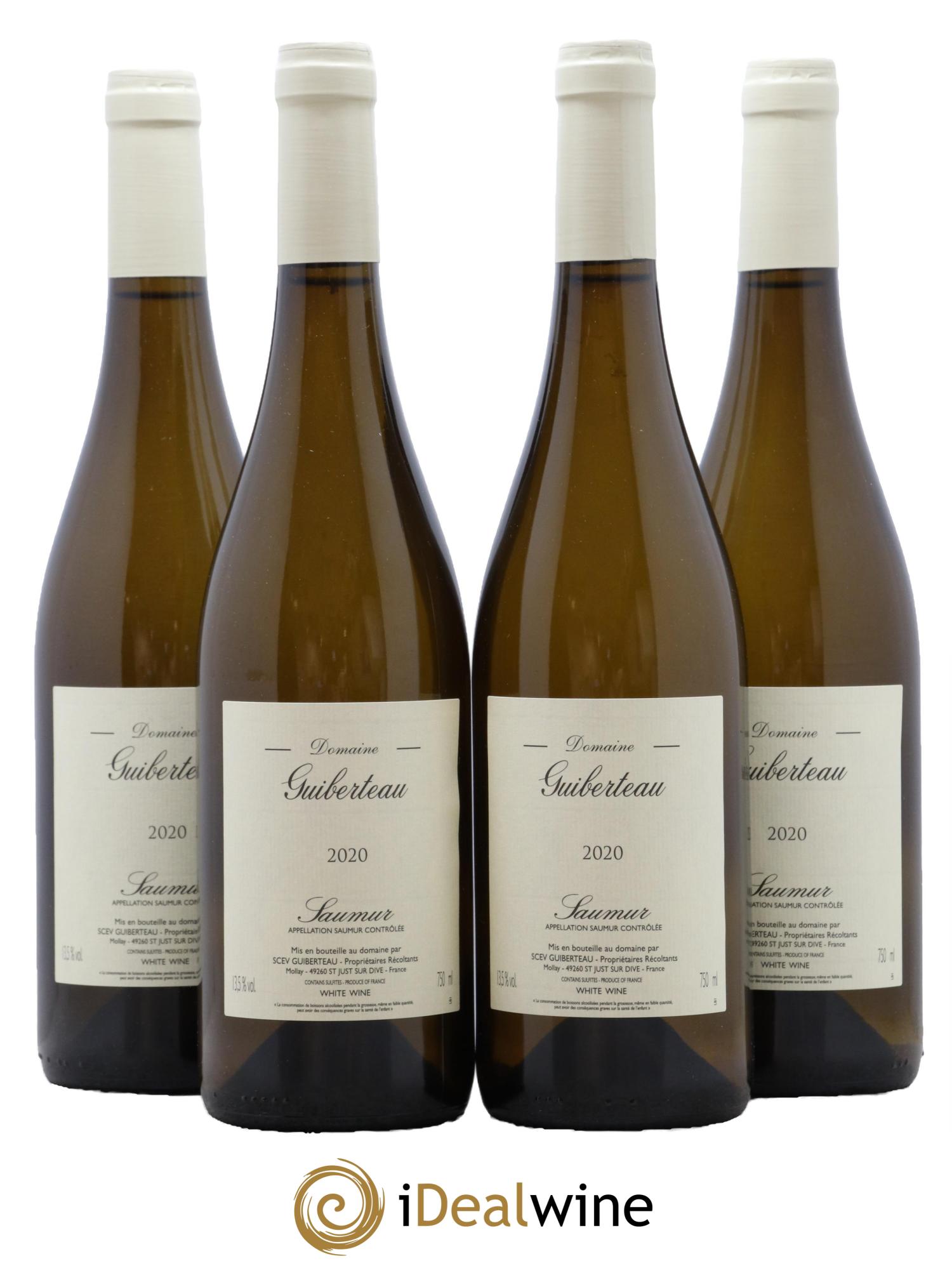 Saumur Domaine Guiberteau 2020 - Lot of 4 bottles - 0