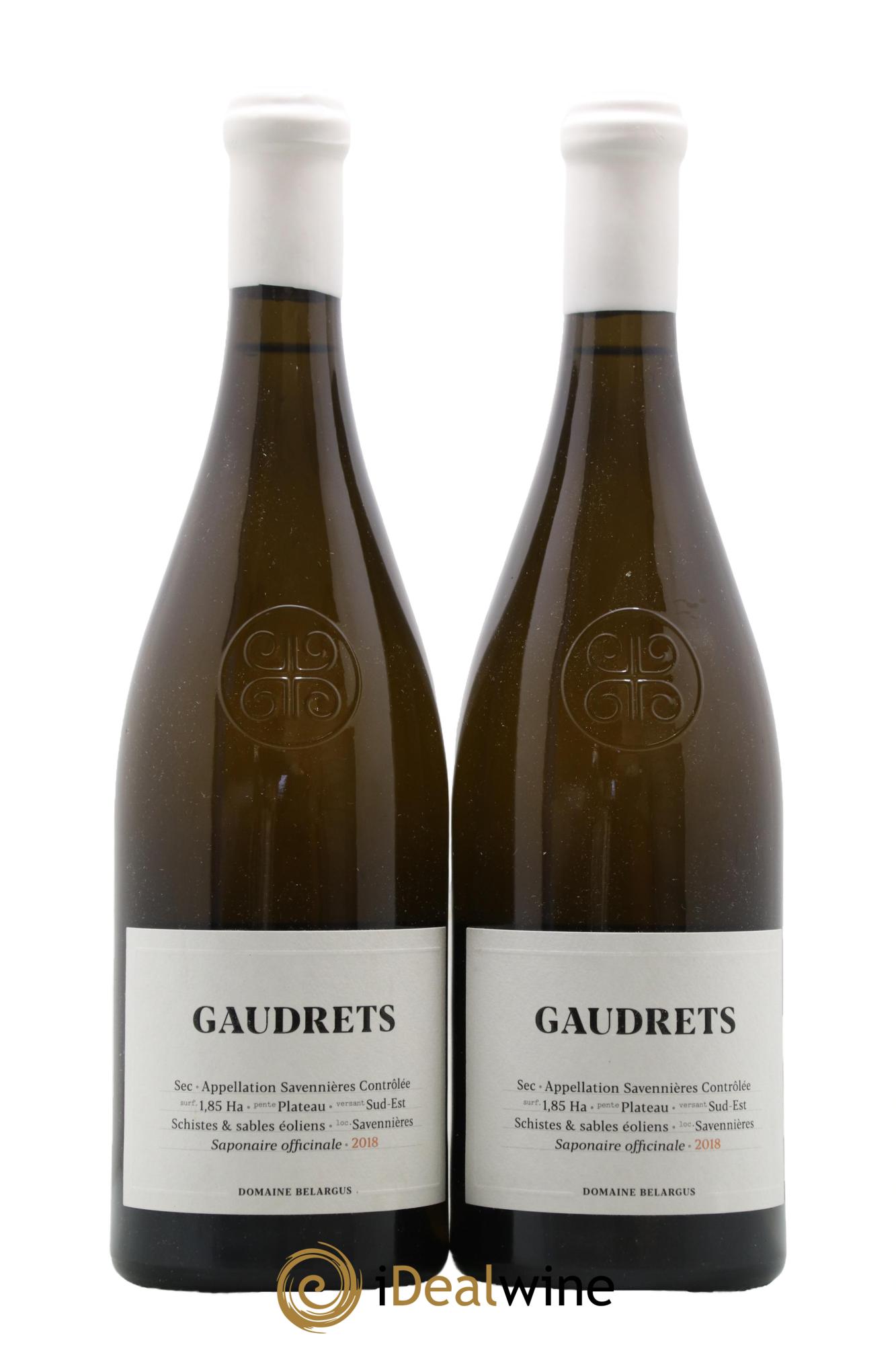 Savennières Gaudrets Belargus 2018 - Posten von 2 Flaschen - 0