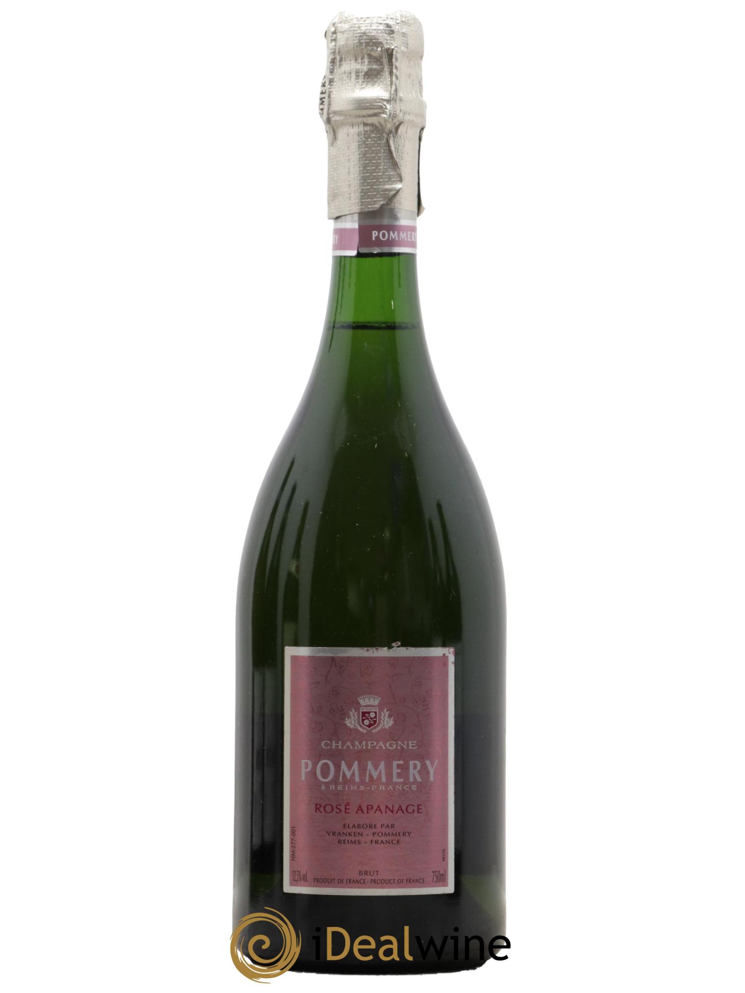 Champagne Rosé Apanage Maison Pommery - Posten von 1 Flasche - 0