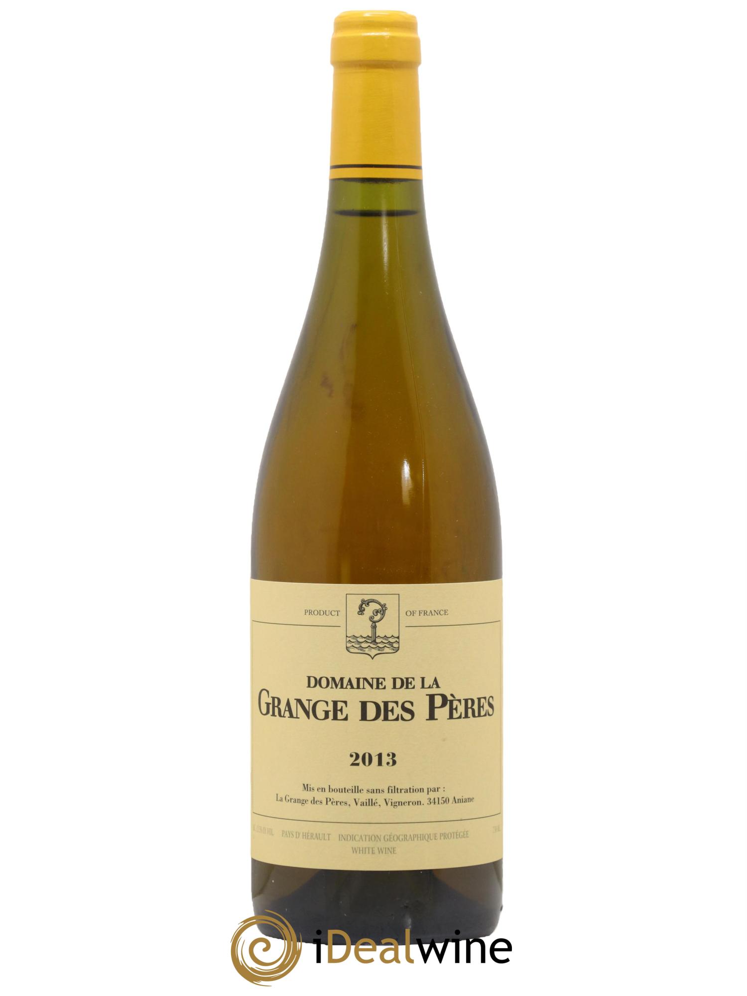 IGP Pays d'Hérault Grange des Pères Laurent Vaillé 2013 - Lot de 1 bouteille - 0