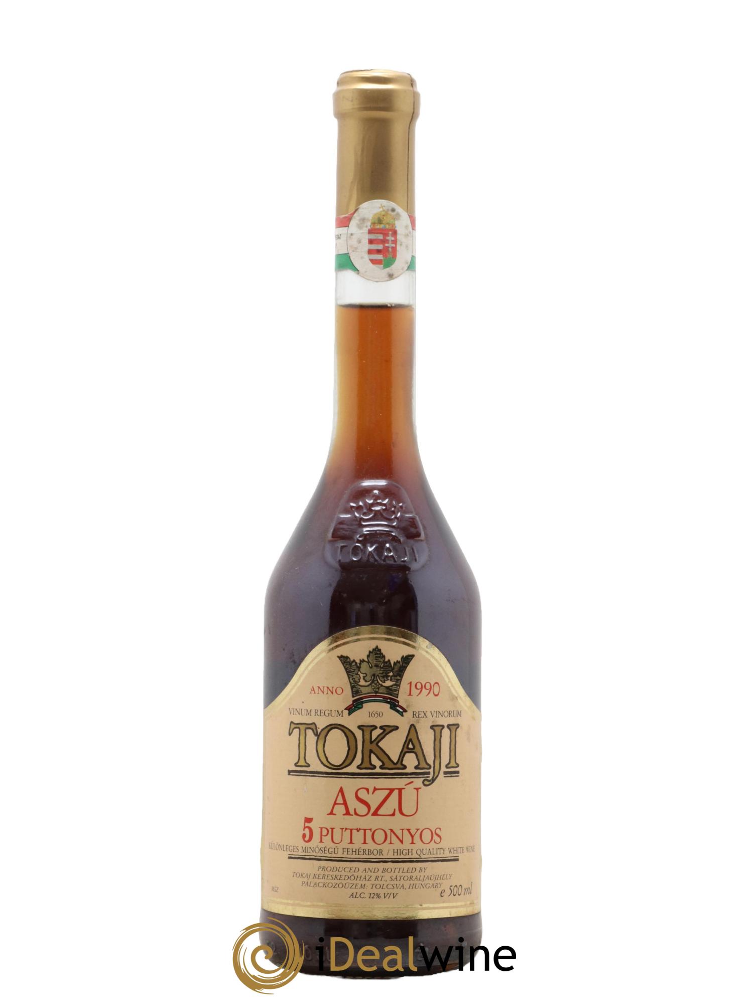 Tokaji Aszu 5 Puttonyos Kereskedohaz 1990 - Lot of 1 500ml format  - 0