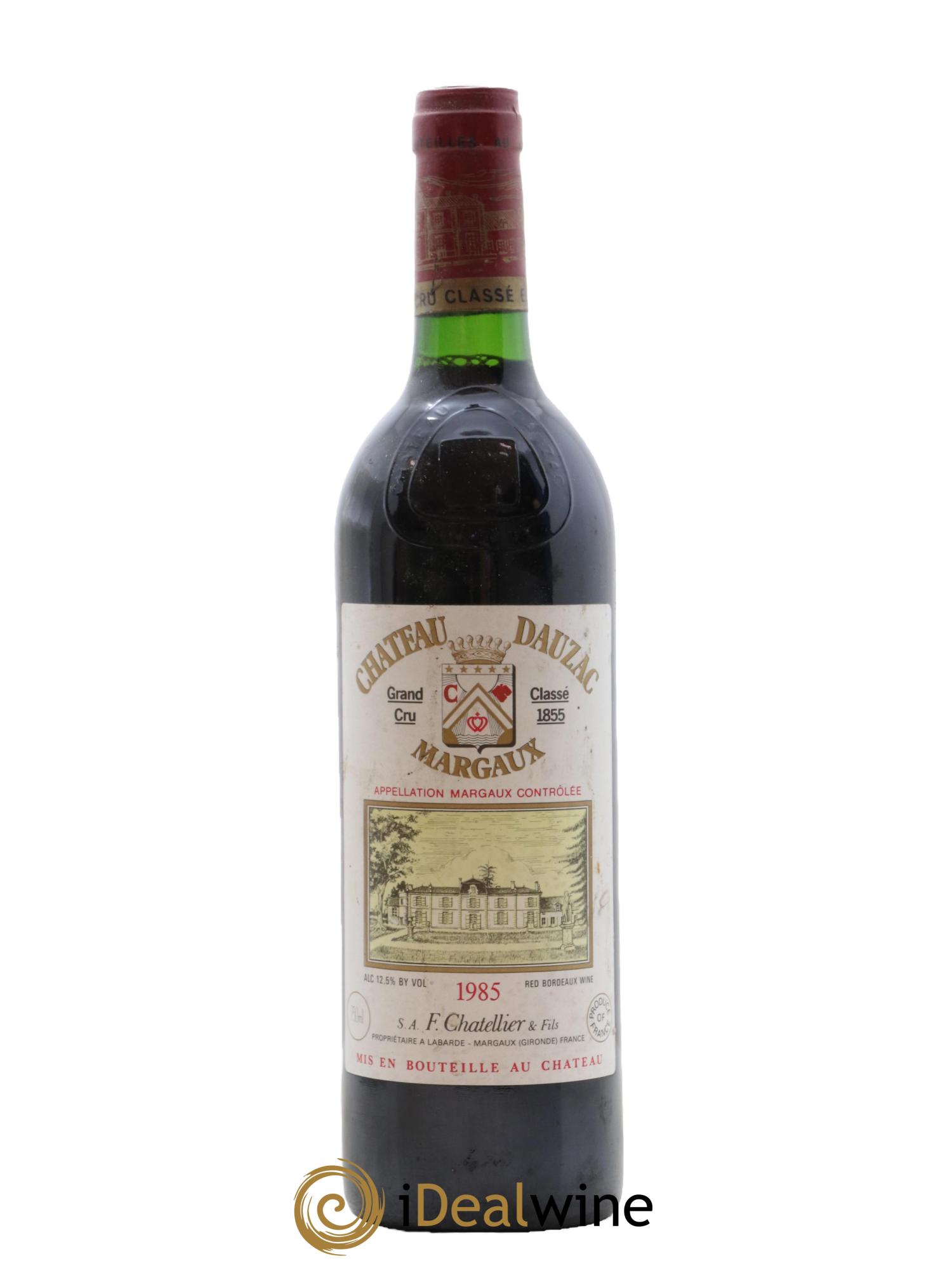 Château Dauzac 5ème Grand Cru Classé 1985 - Lot de 1 bouteille - 0