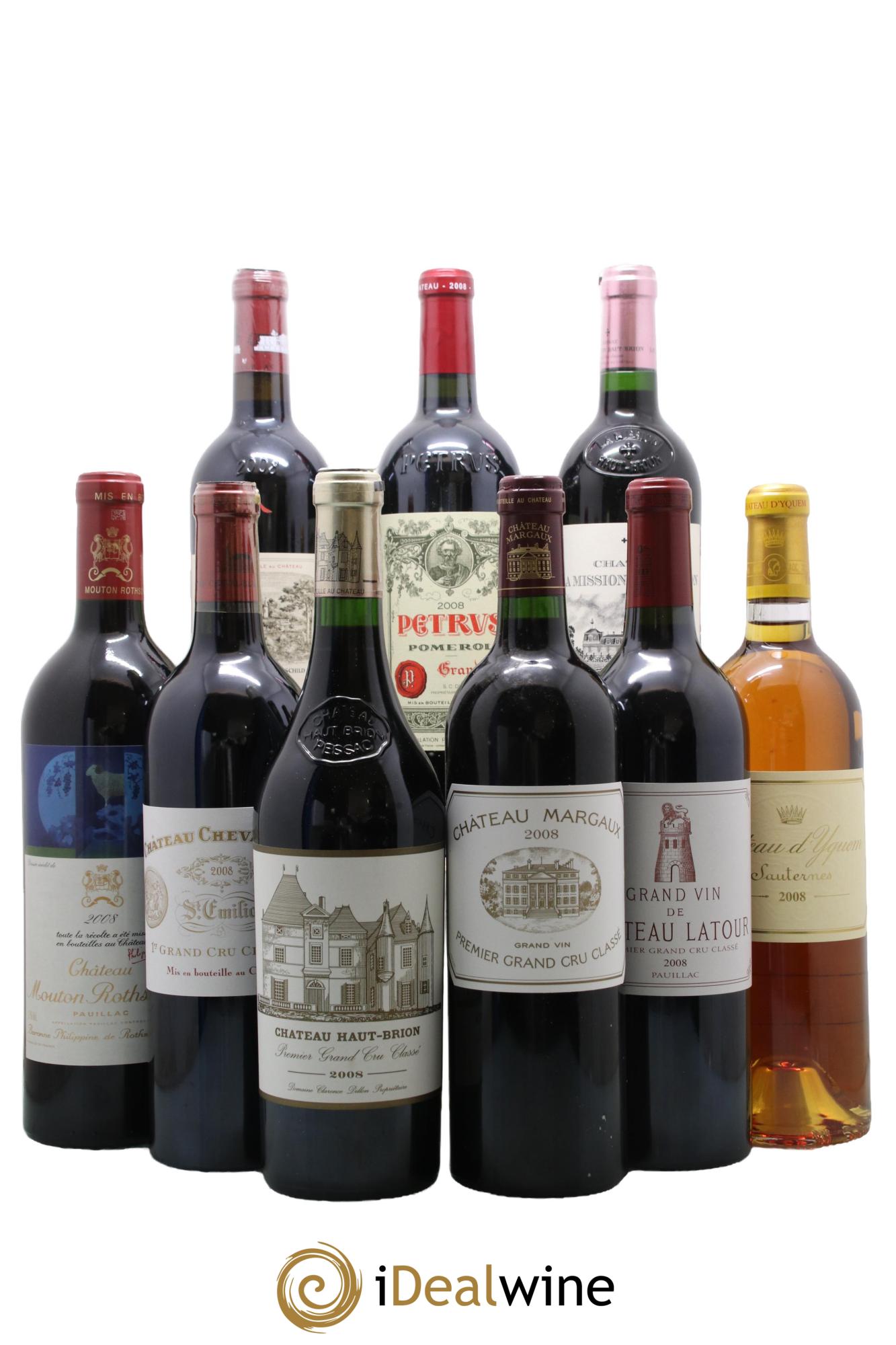 Caisse Collection Duclot 2008 - Lot de 9 bouteilles - 0