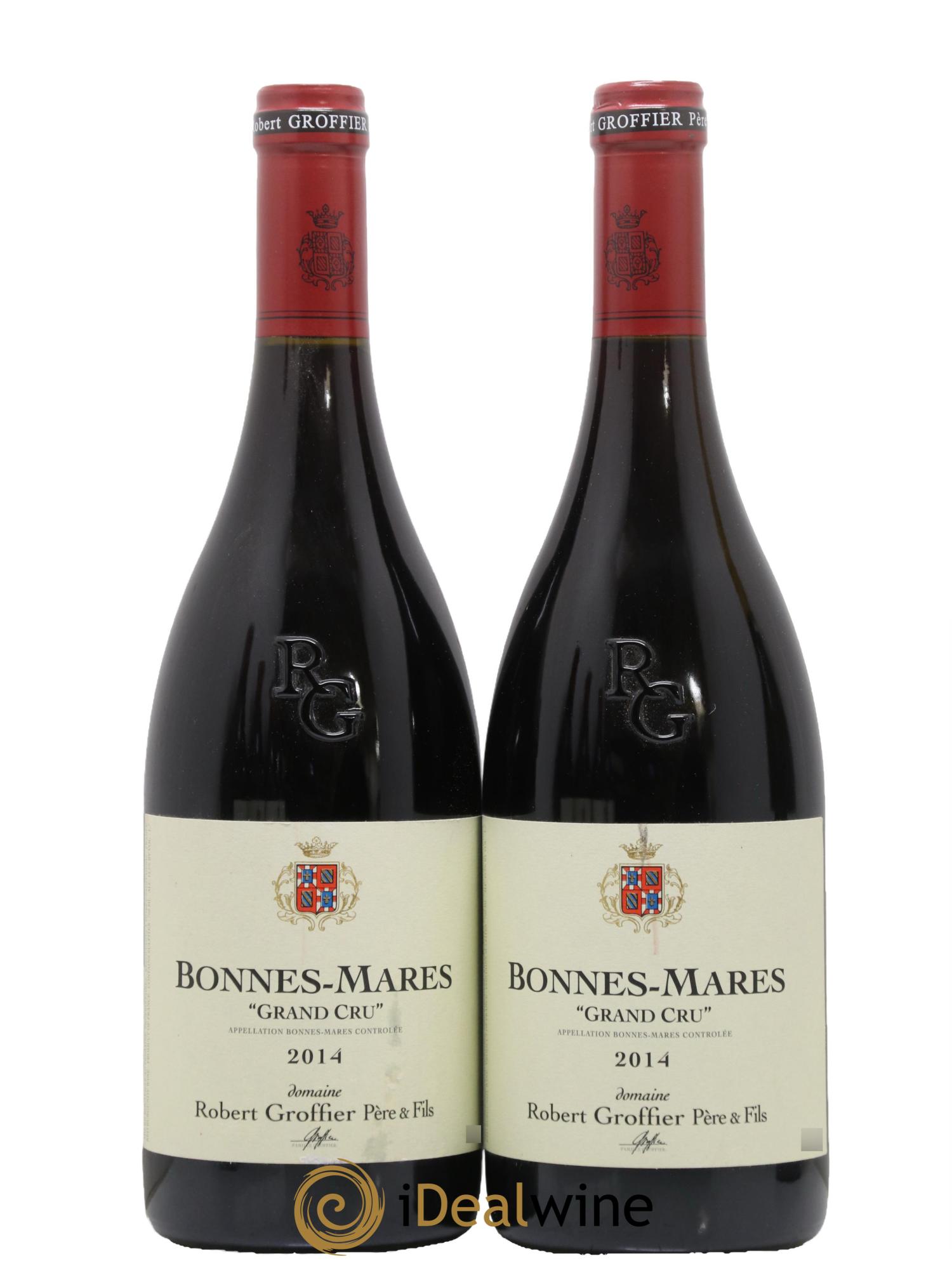 Bonnes-Mares Grand Cru Robert Groffier Père & Fils (Domaine) 2014 - Lot of 2 bottles - 0