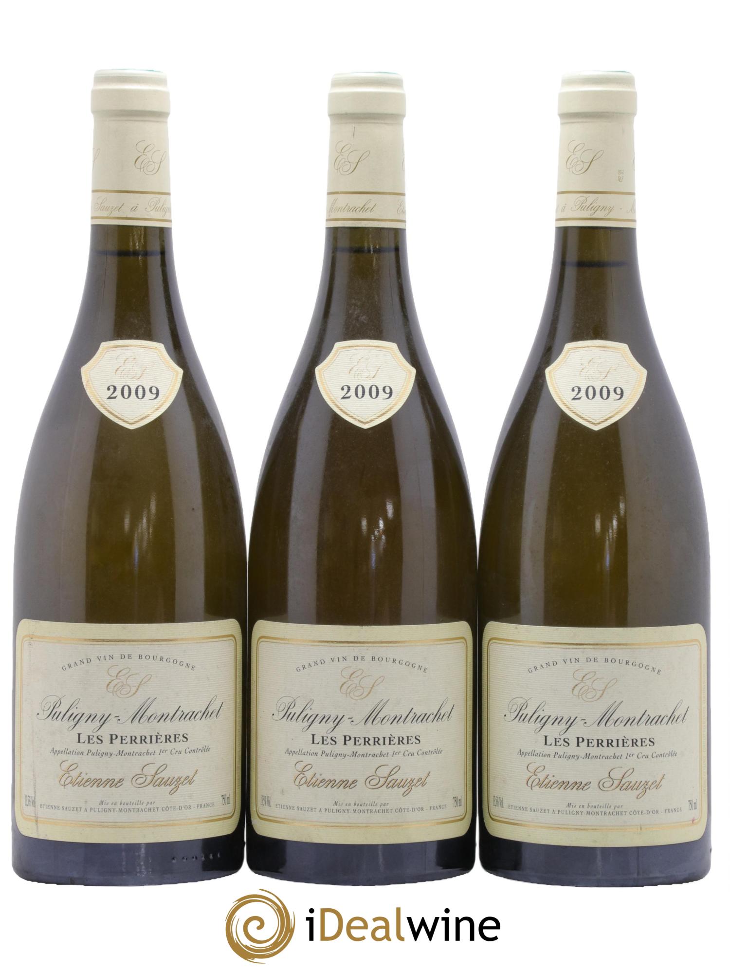 Puligny-Montrachet 1er Cru Les Perrières Etienne Sauzet 2009 - Lotto di 3 bottiglie - 0