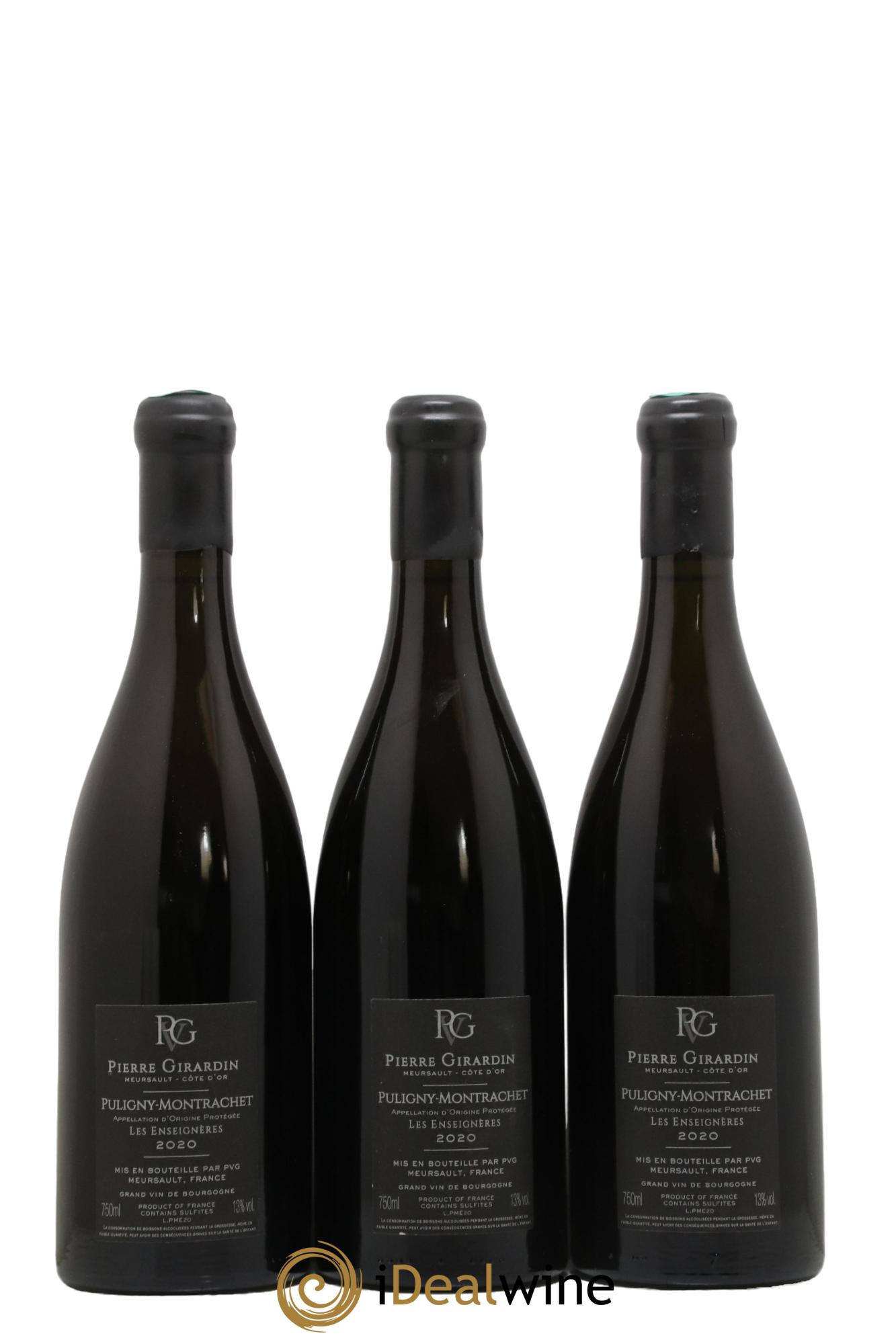 Puligny-Montrachet Les Enseignères Pierre Girardin 2020 - Lot de 3 bouteilles - 1