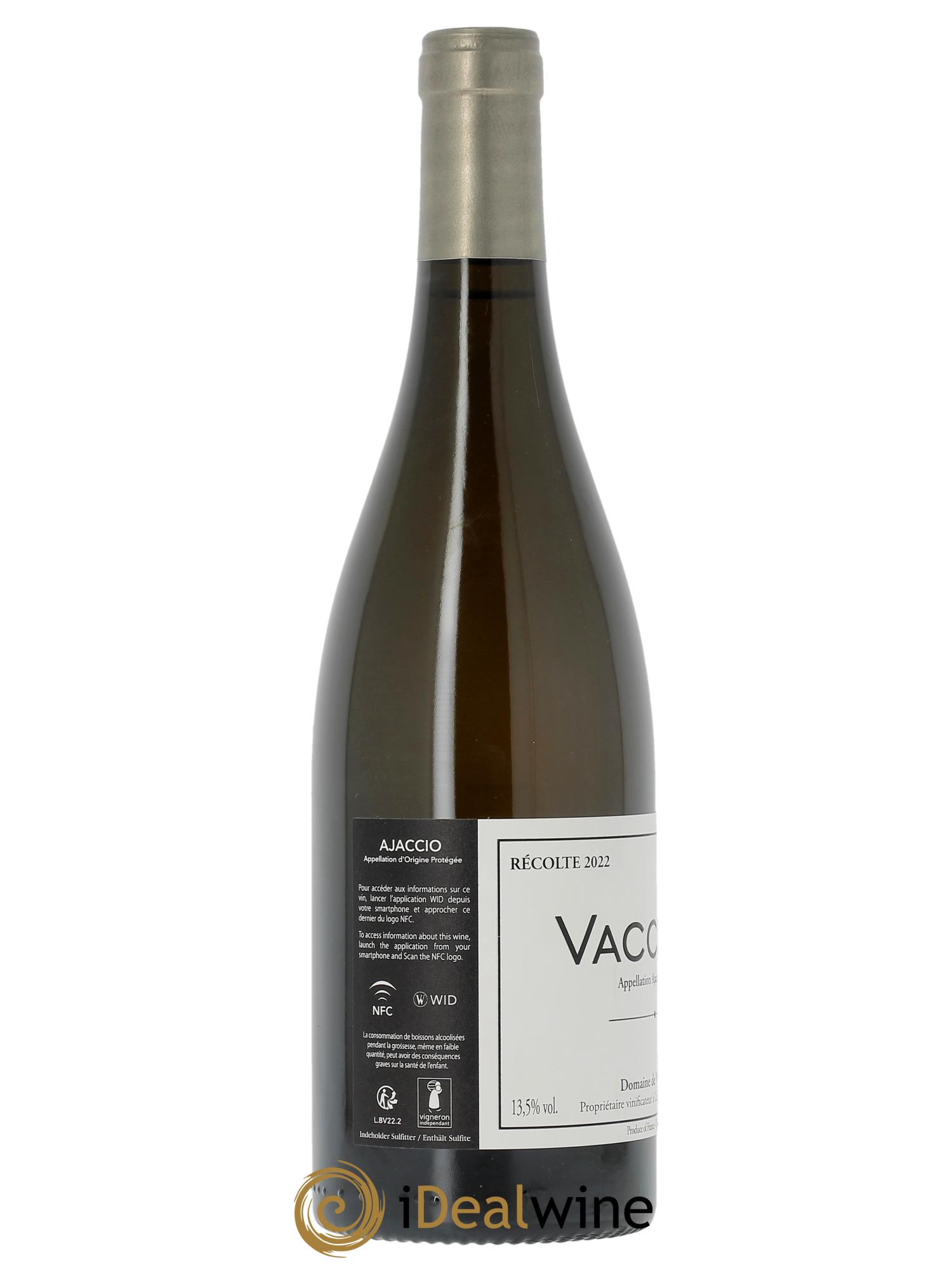 Ajaccio Vaccelli   2022 - Lot de 1 bouteille - 1