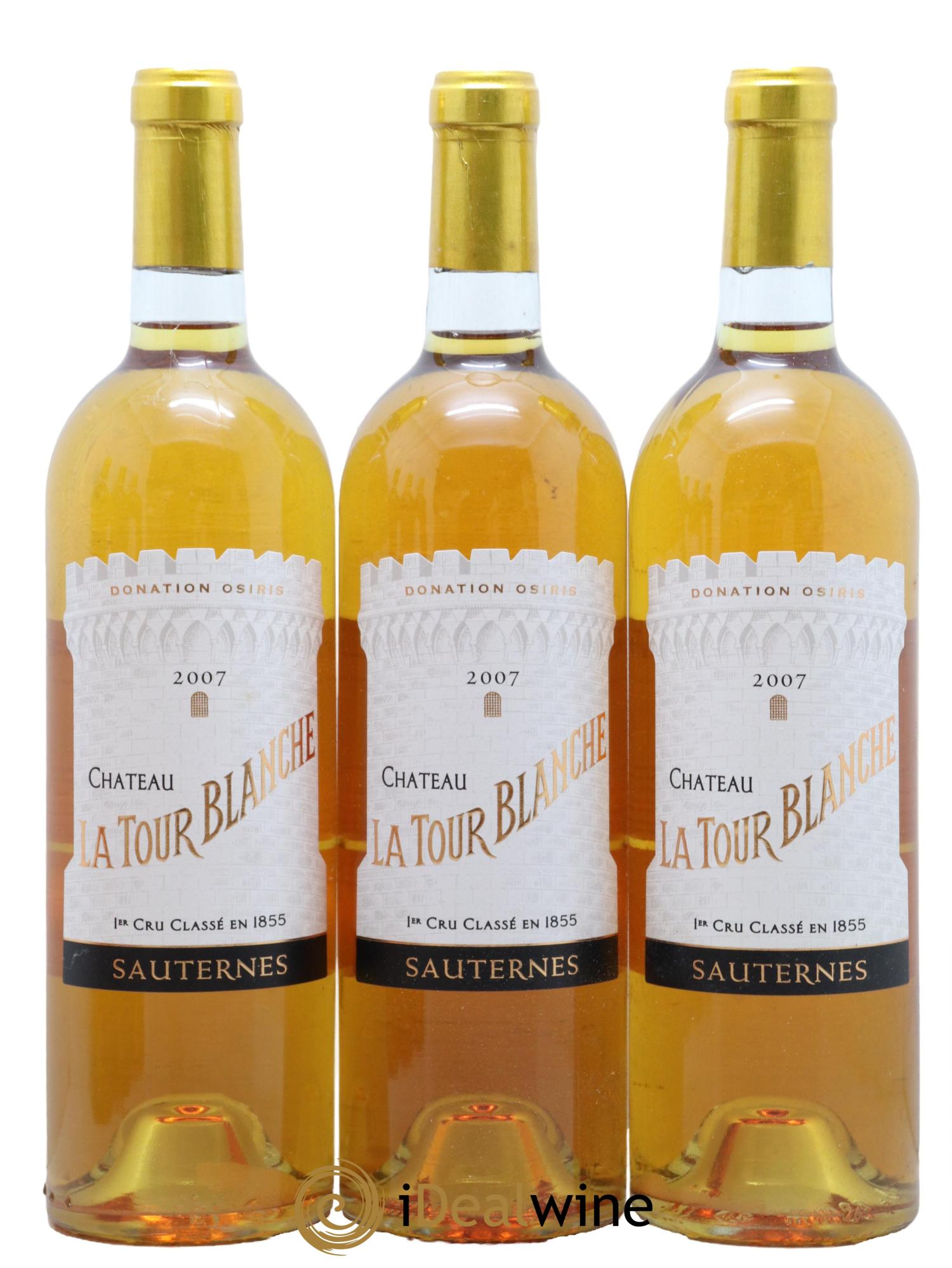 Château la Tour Blanche 1er Grand Cru Classé  2007 - Lot de 12 bouteilles - 3