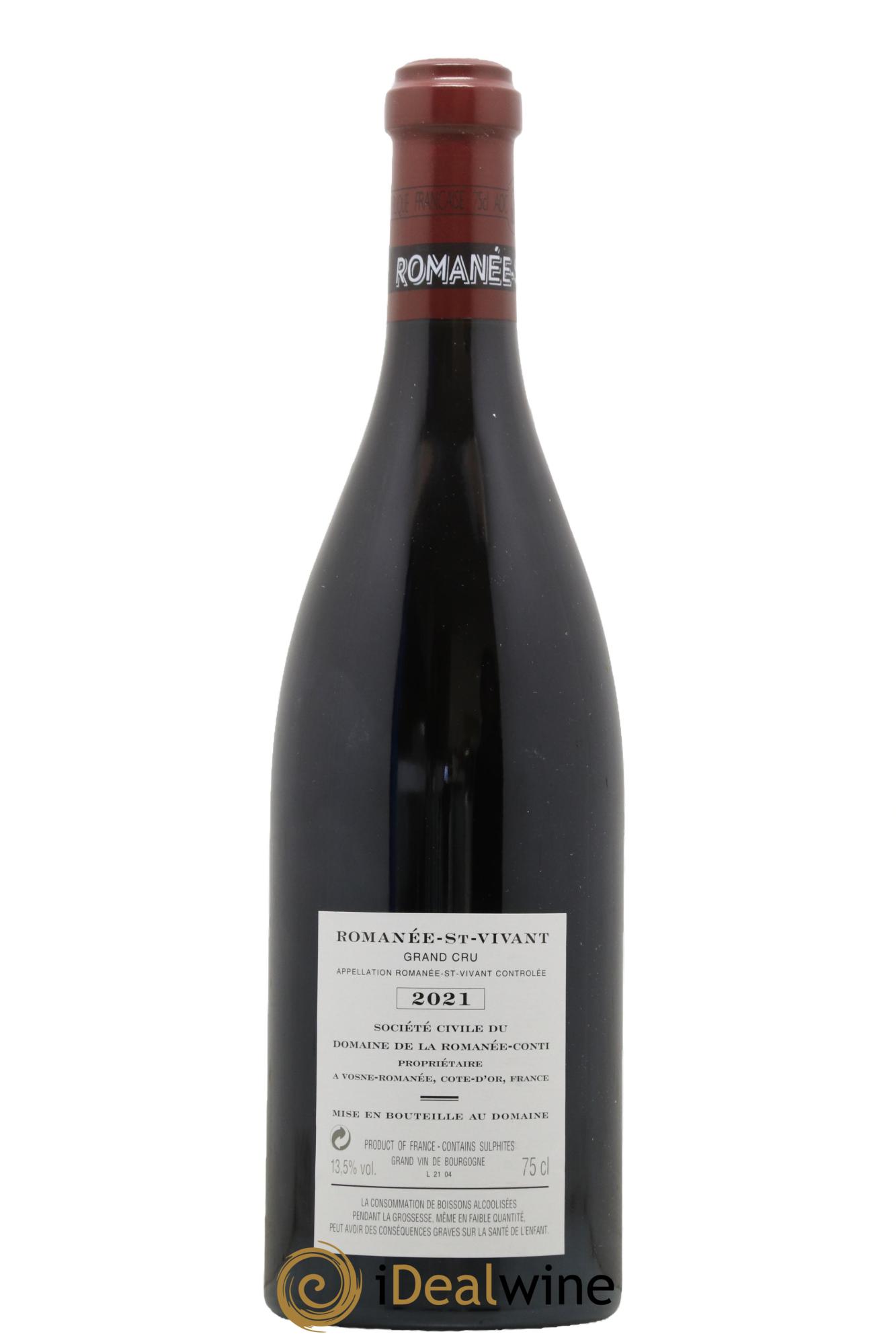 Romanée-Saint-Vivant Grand Cru Domaine de la Romanée-Conti 2021 - Lot de 1 bouteille - 1