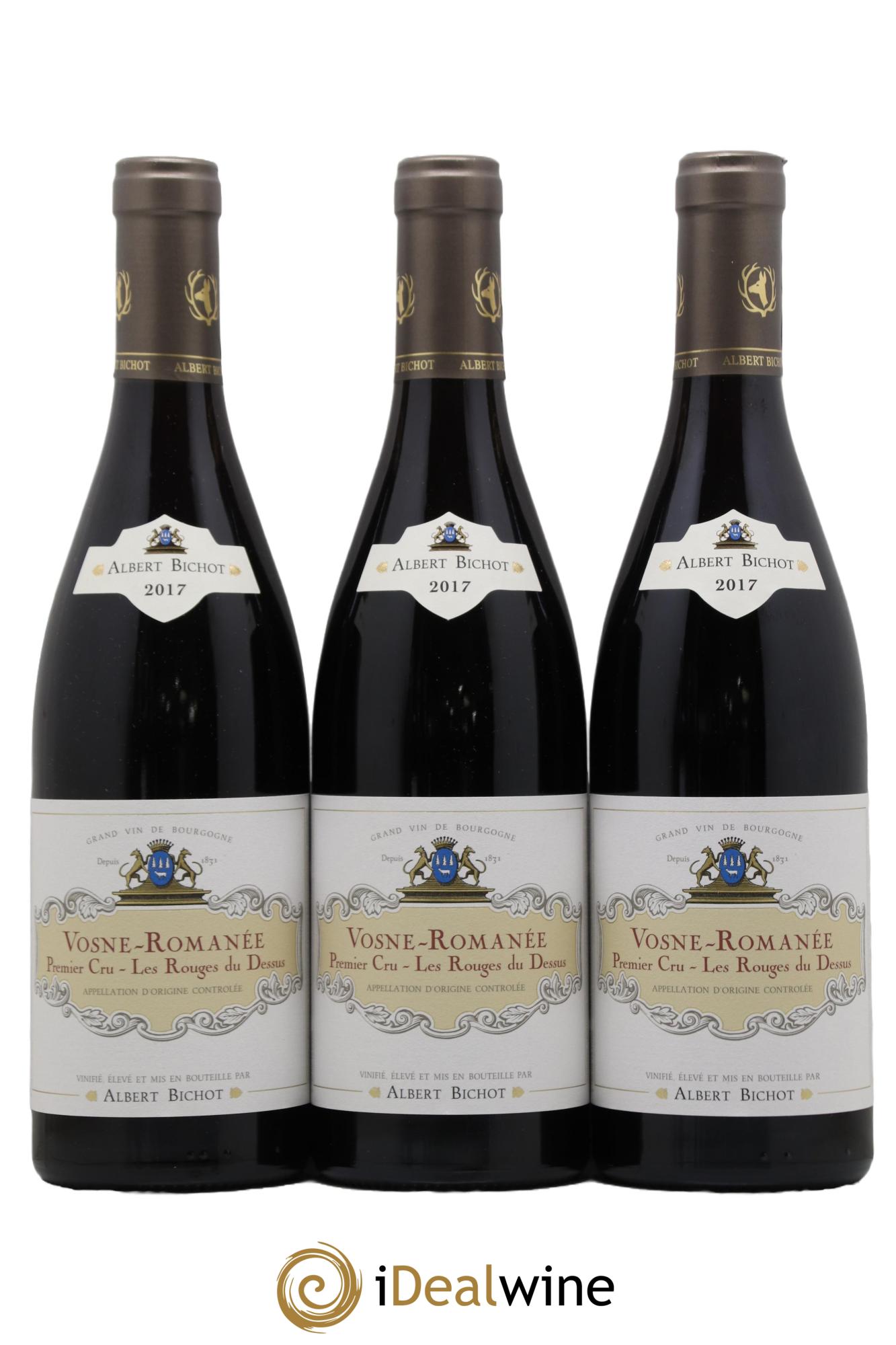 Vosne-Romanée 1er Cru Les Rouges du Dessus Albert Bichot 2017 - Lot de 6 bouteilles - 1