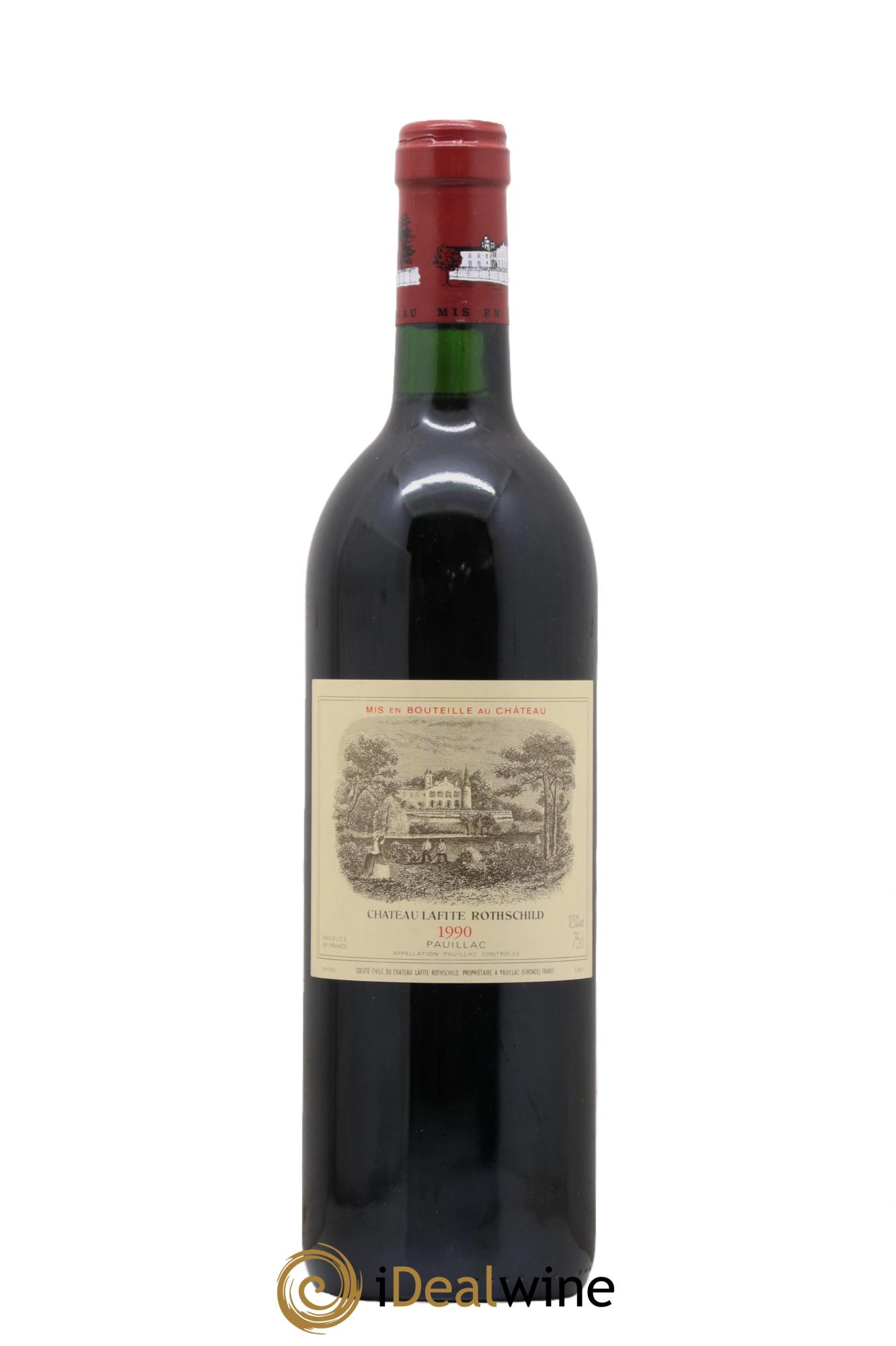 Château Lafite Rothschild 1er Grand Cru Classé 1990 - Lotto di 1 bottiglia - 0