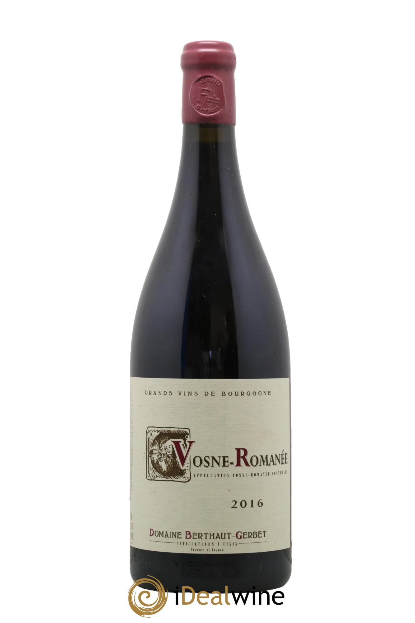 Vosne-Romanée Berthaut Gerbet (Domaine) 2016 - Lotto di 1 magnum - 0