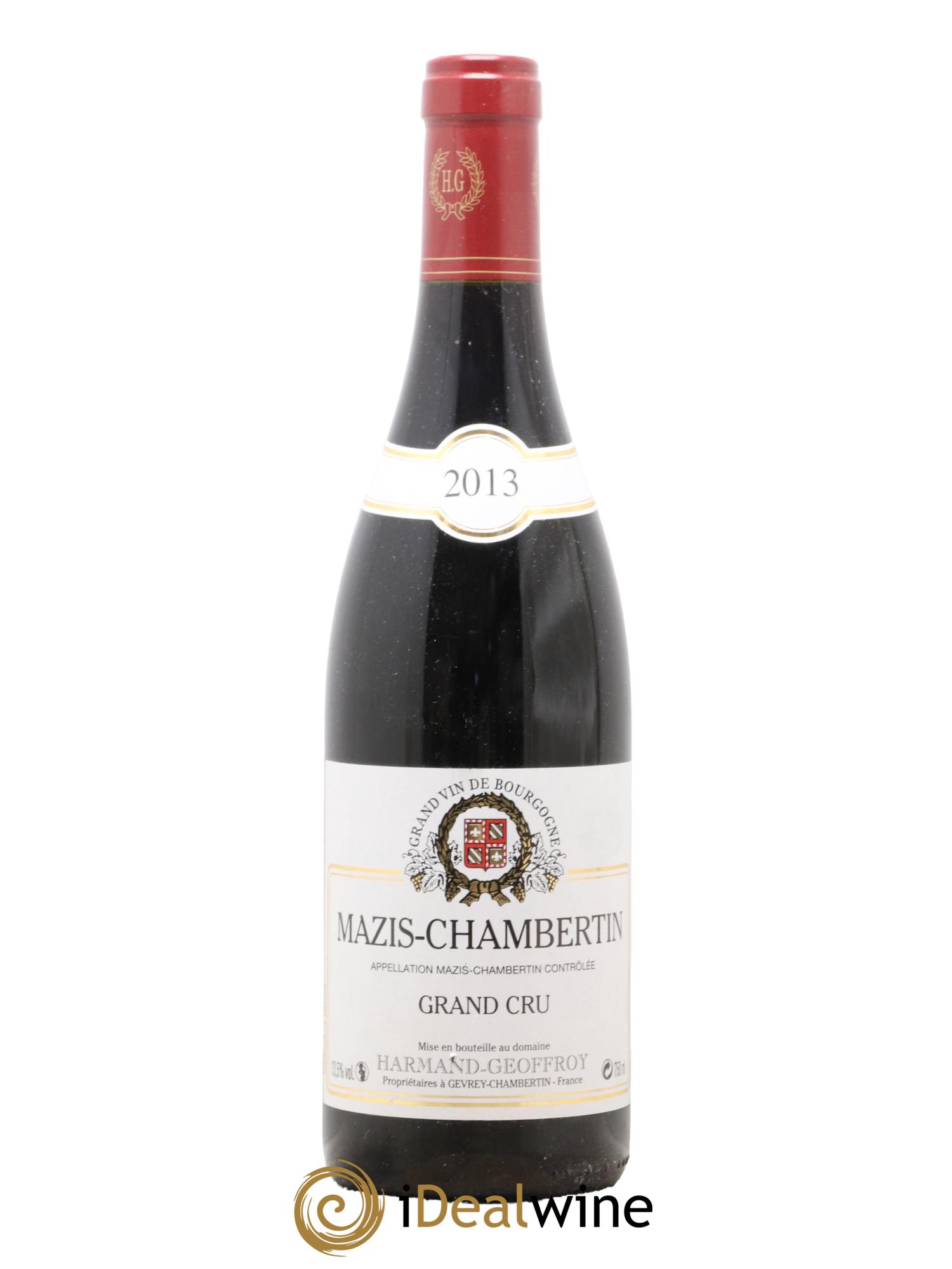 Mazis-Chambertin Grand Cru Harmand-Geoffroy (Domaine) 2013 - Lotto di 1 bottiglia - 0