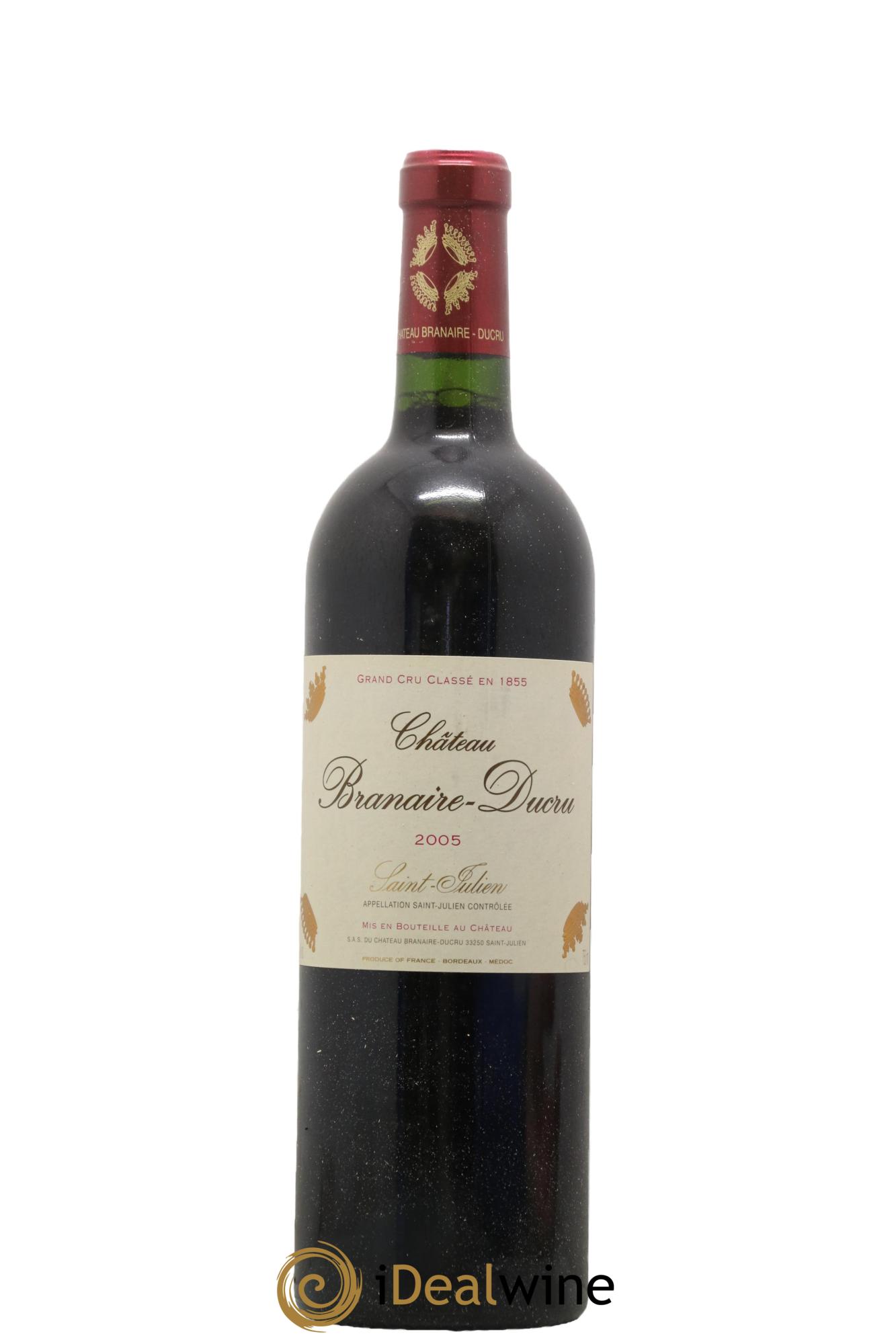 Château Branaire Ducru 4ème Grand Cru Classé 2005 - Lot de 1 bouteille - 0