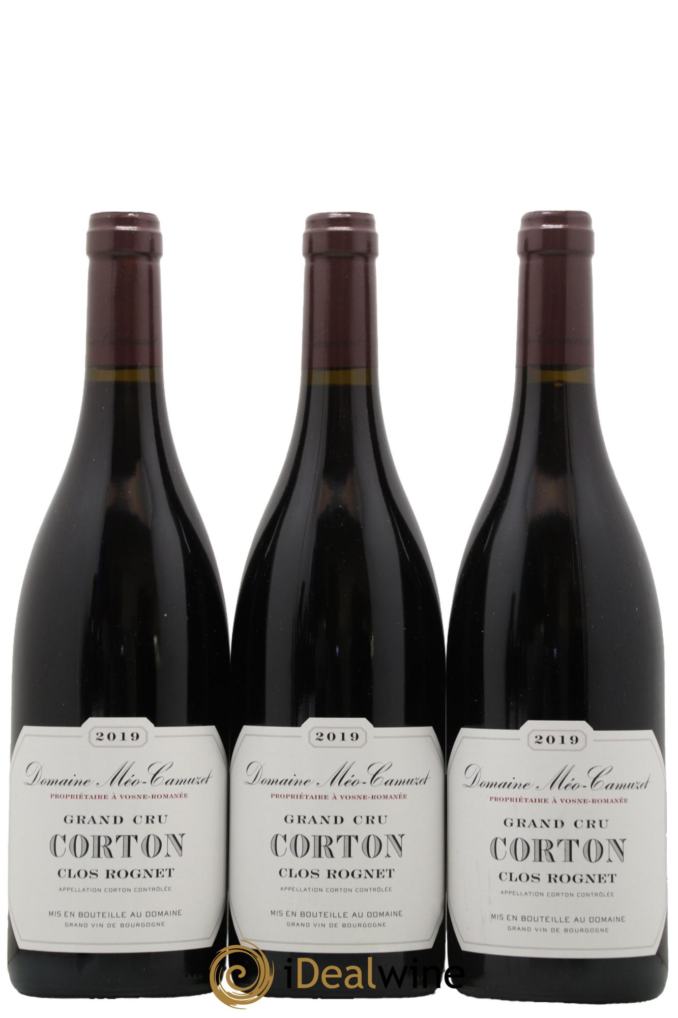 Corton Grand Cru Clos Rognet Méo-Camuzet (Domaine) 2019 - Lot de 3 bouteilles - 0