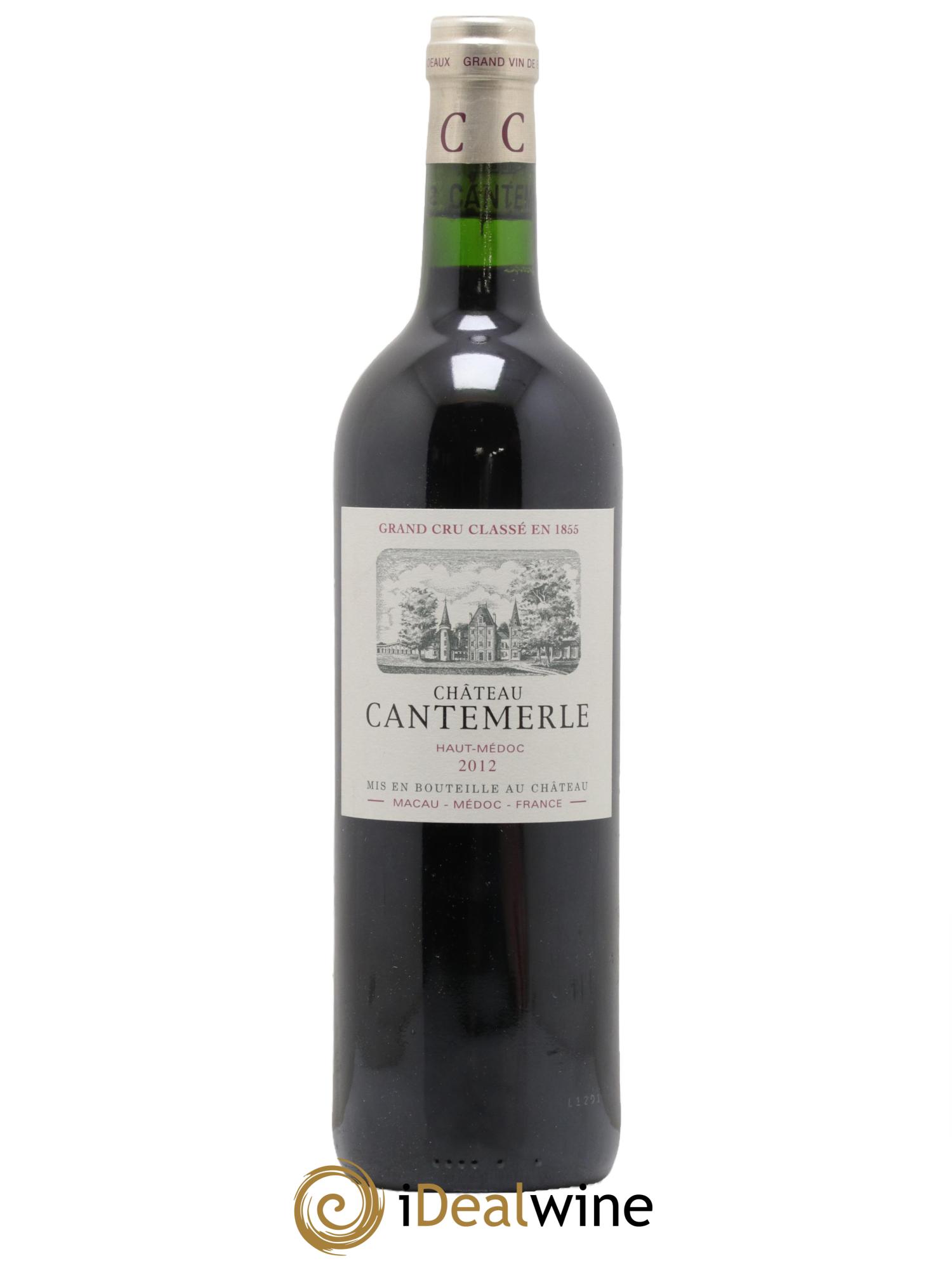 Château Cantemerle 5ème Grand Cru Classé 2012 - Lot of 1 bottle - 0