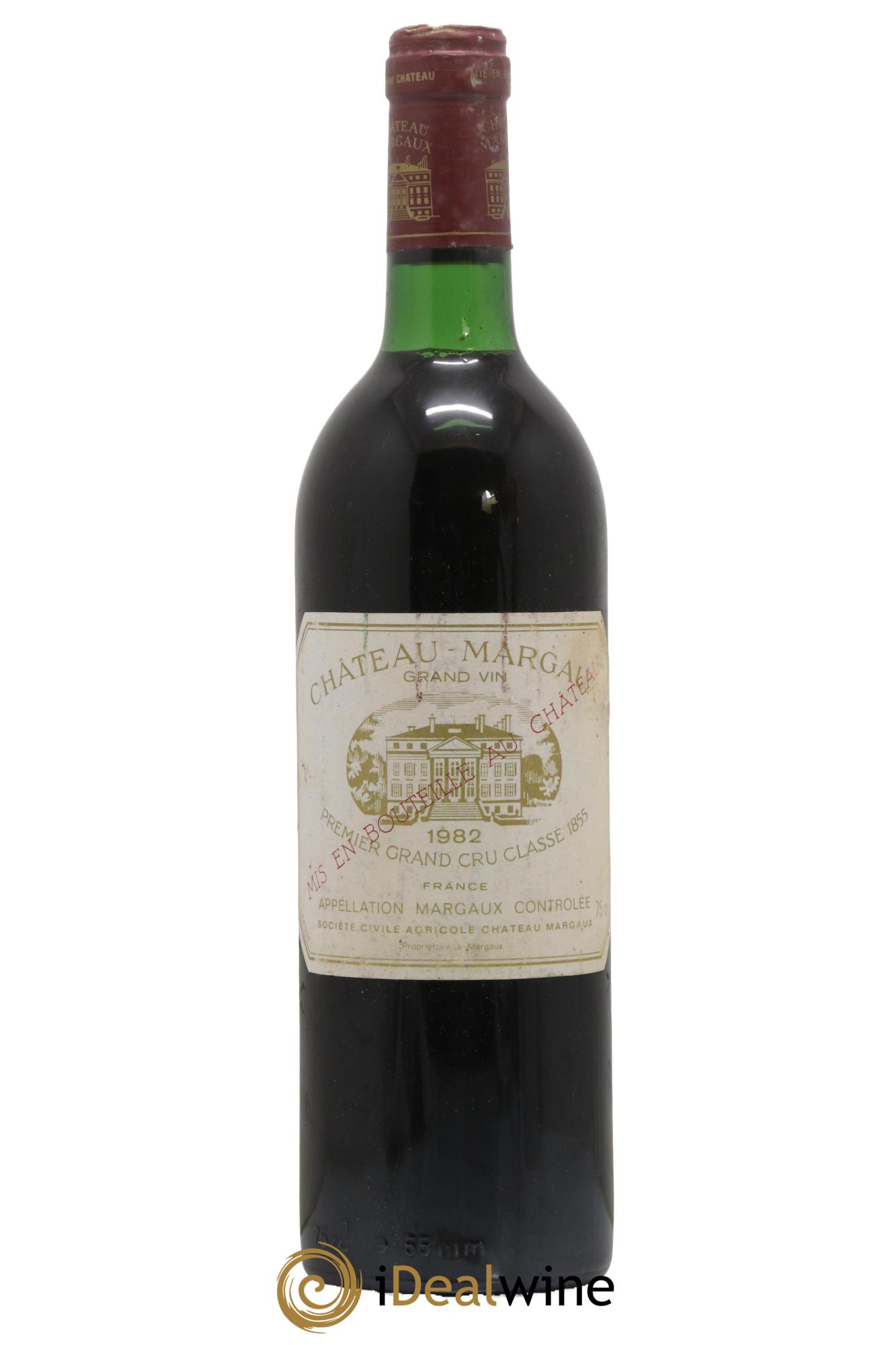 Château Margaux 1er Grand Cru Classé 1982 - Lot de 1 bouteille - 0