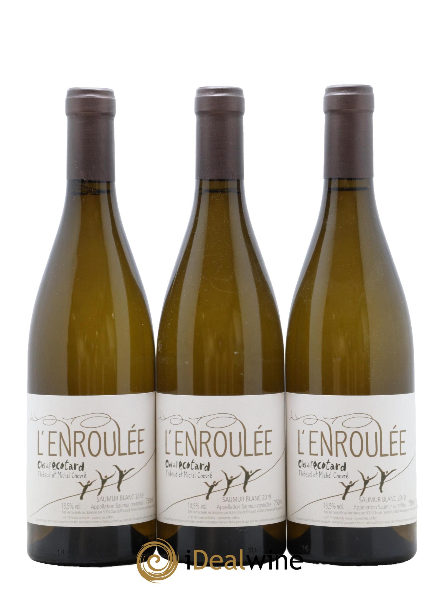 Saumur L'Enroulée Clos de l'Ecotard 2019 - Lot de 3 bouteilles - 0