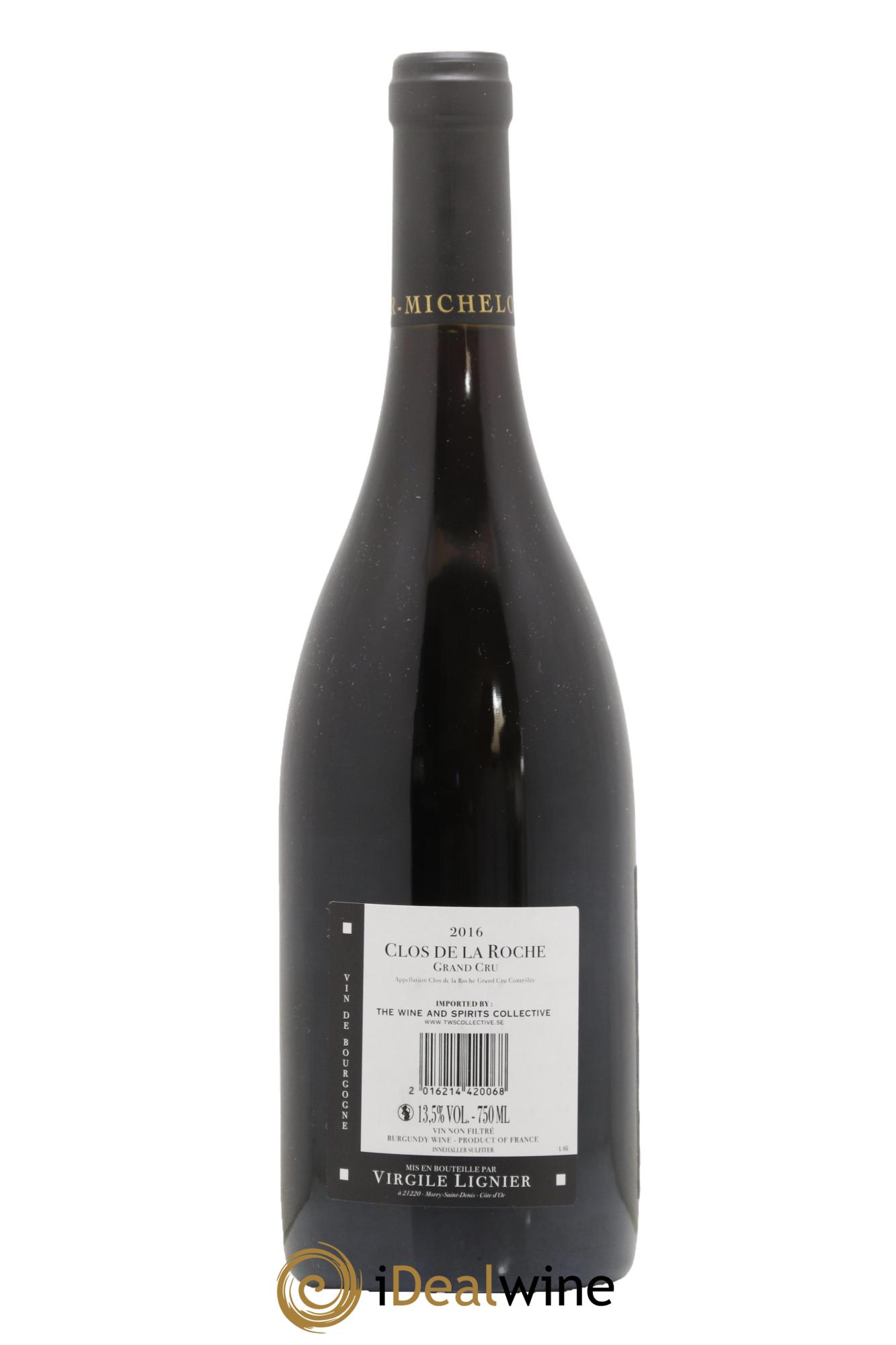 Clos de la Roche Grand Cru Lignier-Michelot (Domaine) 2016 - Lotto di 1 bottiglia - 1