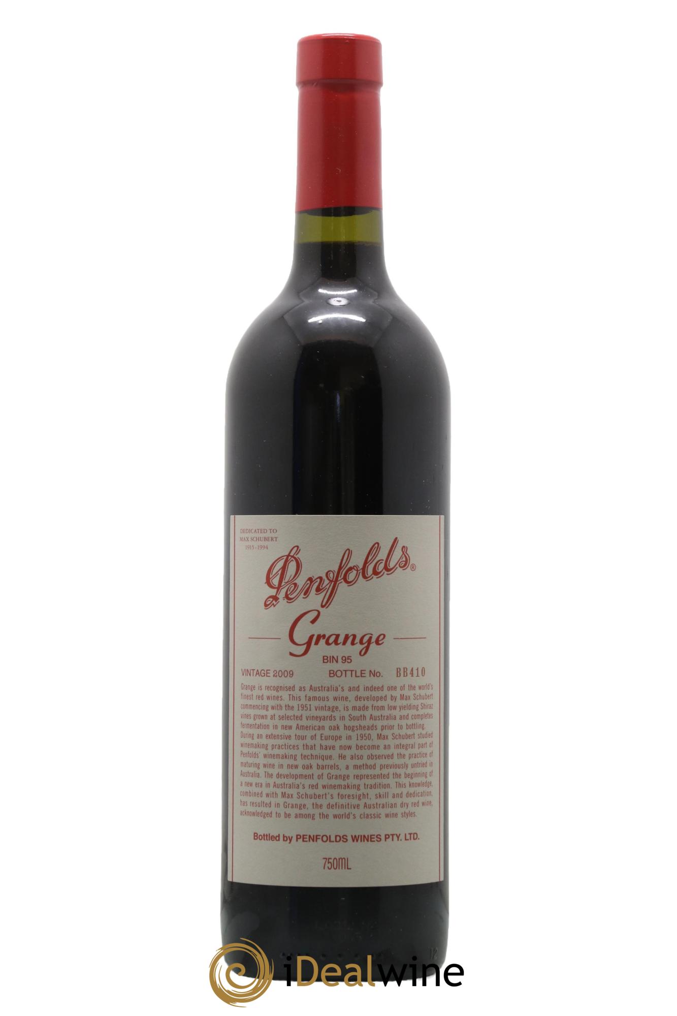 South Australia Penfolds Wines Grange Bin 95 2009 - Posten von 1 Flasche - 0