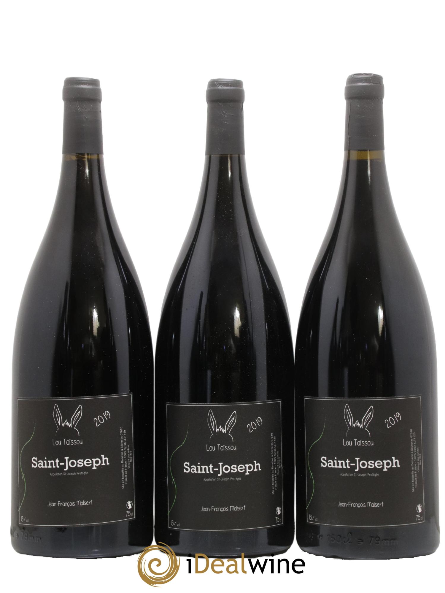 Saint-Joseph Lou Taïssou Jean-François Malsert 2019 - Lot de 3 magnums - 0