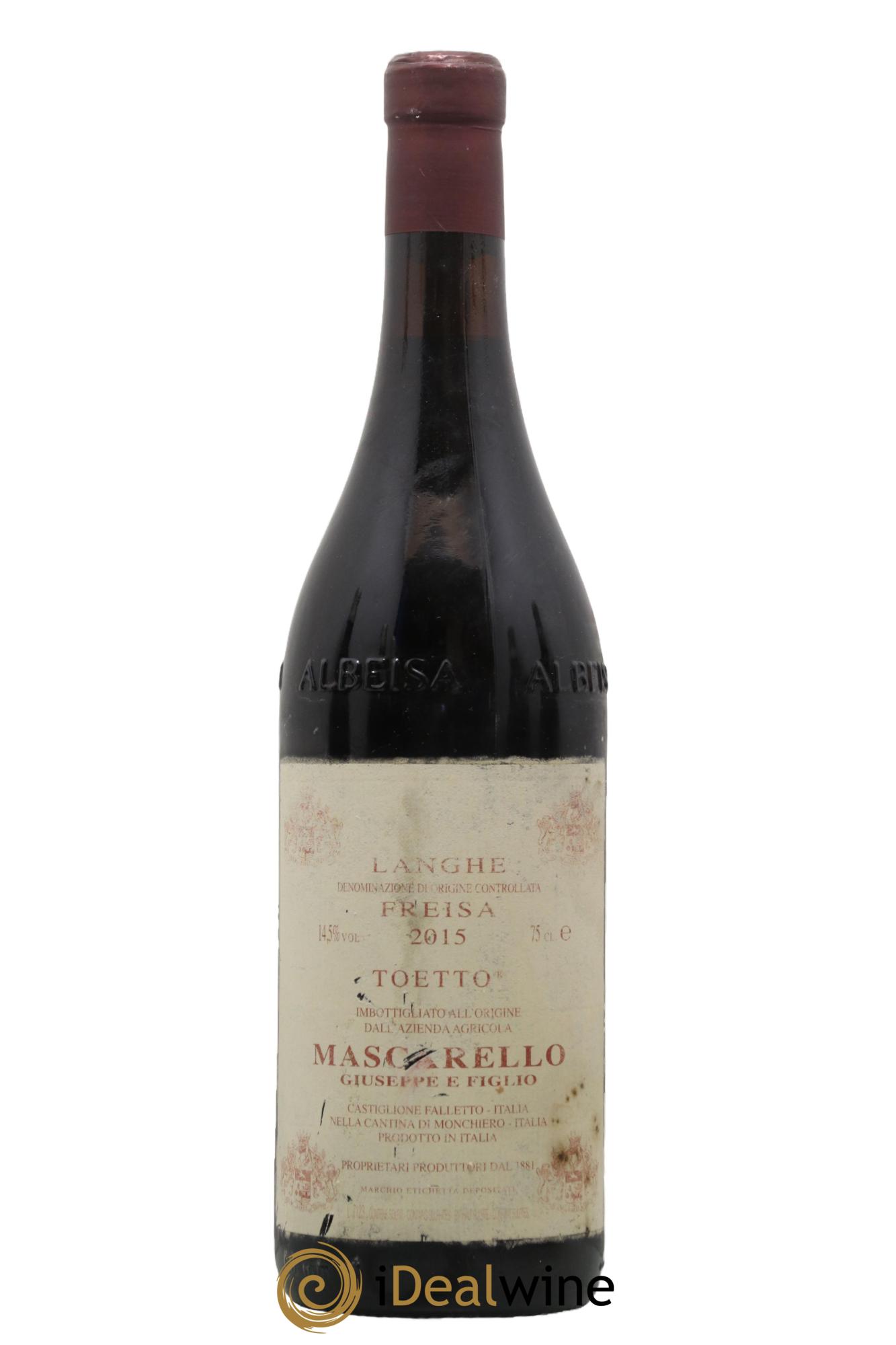 Langhe DOC Freisa Toetto Giuseppe Mascarello 2015 - Lot de 1 bouteille - 0