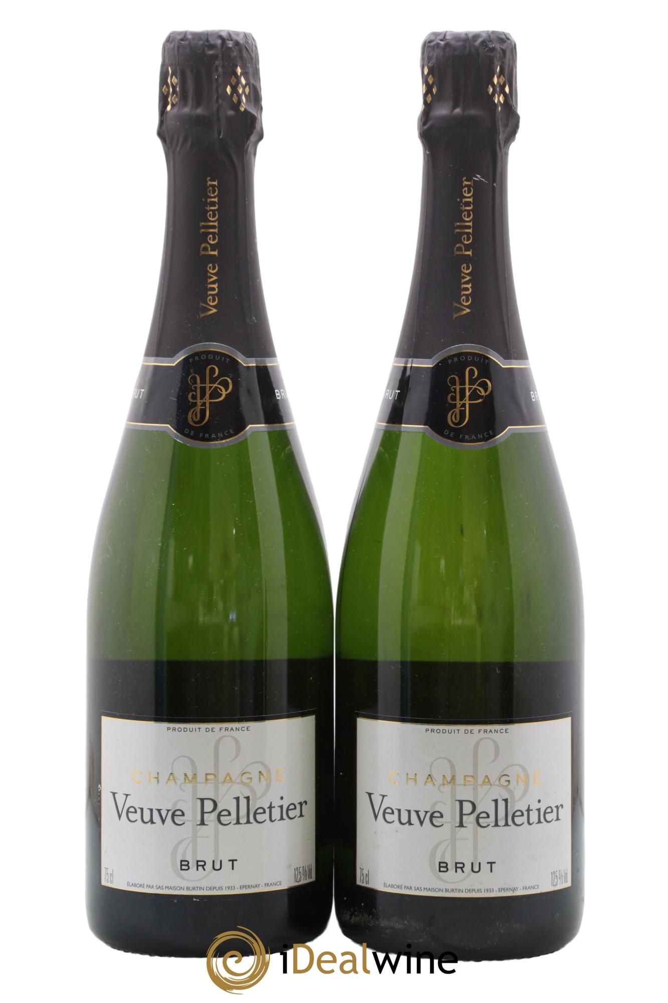 Champagne Veuve Pelletier Brut - Posten von 2 Flaschen - 0