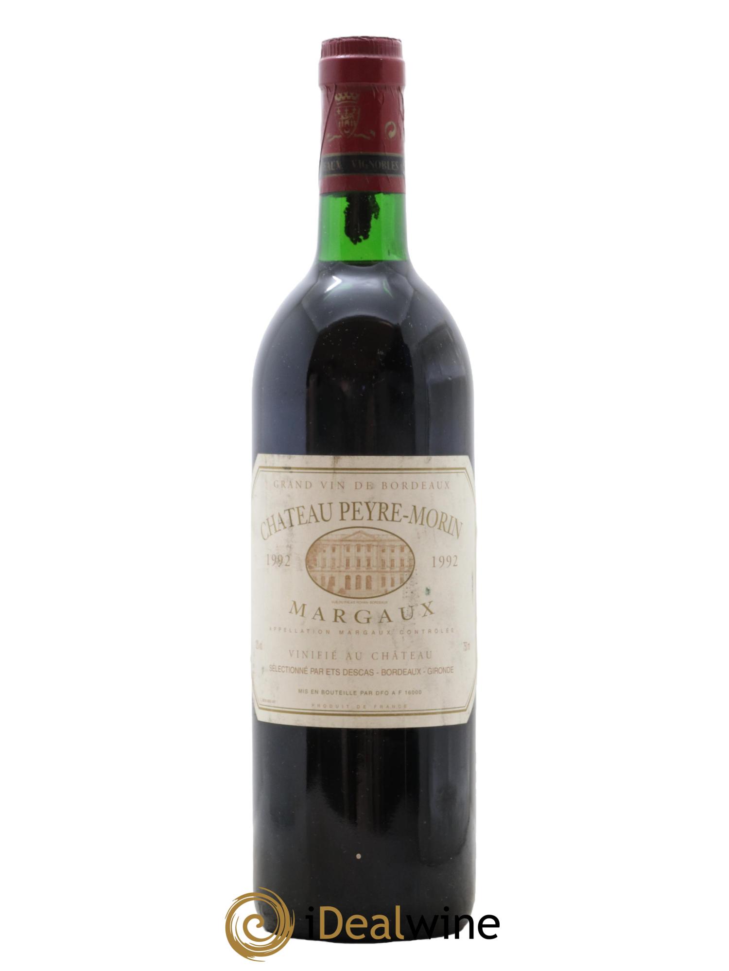 Bordeaux Margaux Château Peyre-Motin 1992 - Lot of 1 bottle - 0