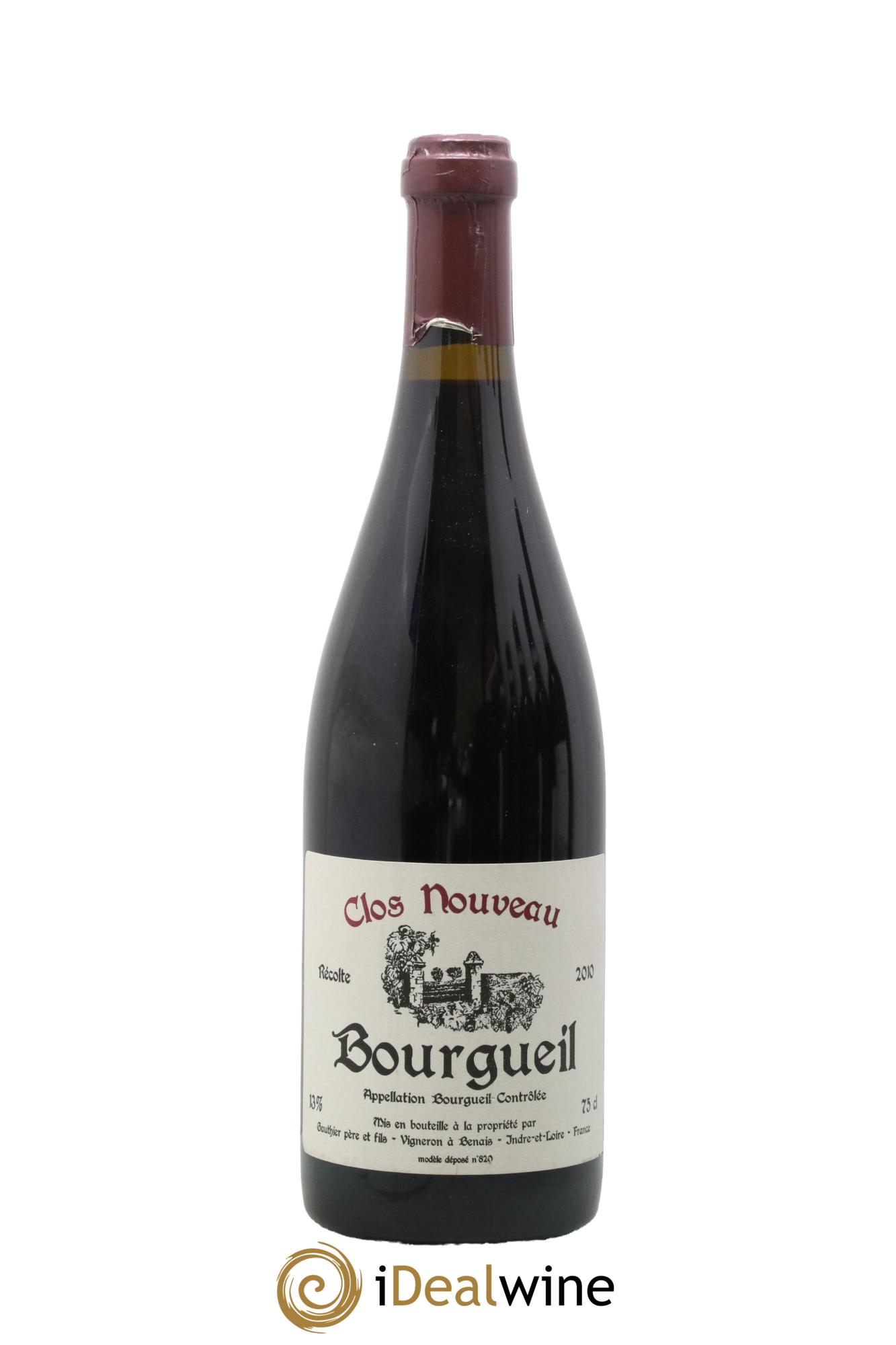 Bourgueil Clos Nouveau Domaine du Bel Air 2010 - Lotto di 1 bottiglia - 0