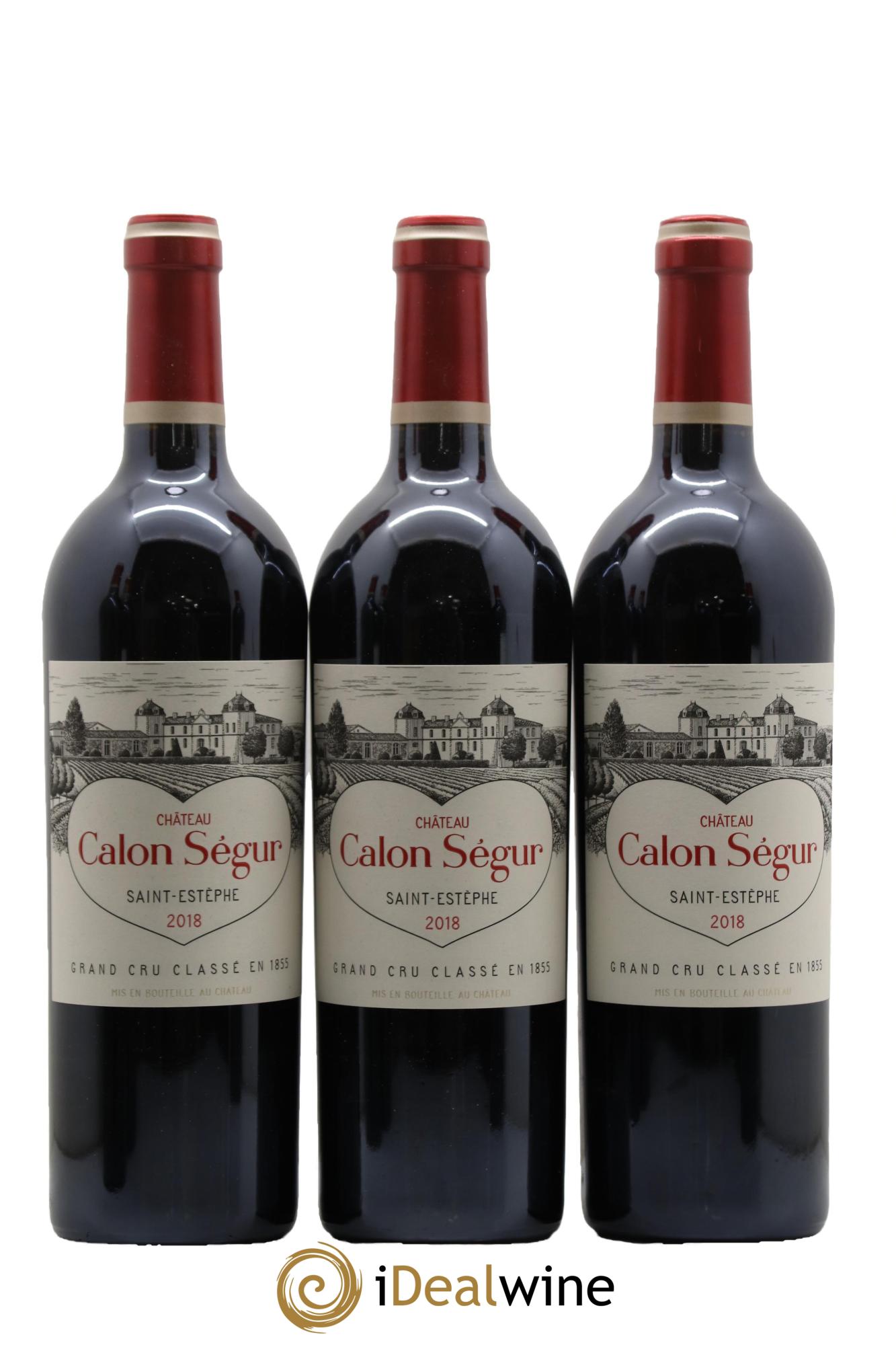 Château Calon Ségur 3ème Grand Cru Classé 2018 - Lot de 6 bouteilles - 1