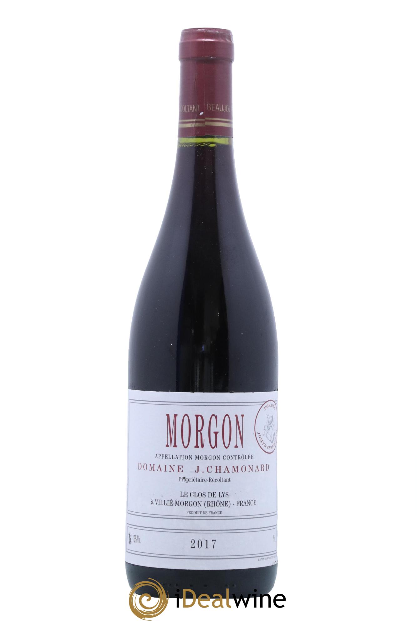 Morgon Joseph Chamonard (Domaine) 2017 - Lot de 1 bouteille - 0