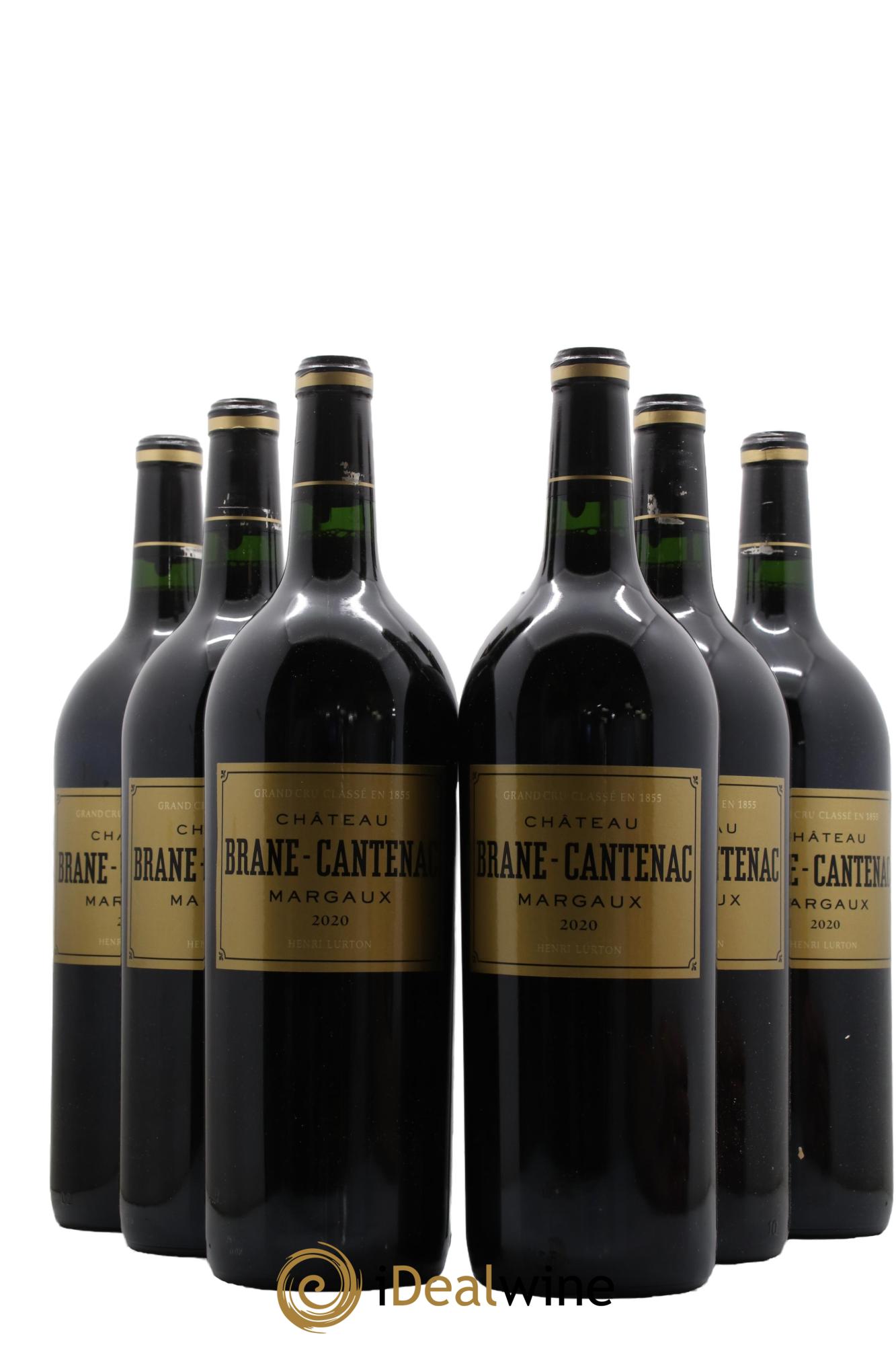 Château Brane Cantenac 2ème Grand Cru Classé 2020 - Posten von 6 Magnum - 0