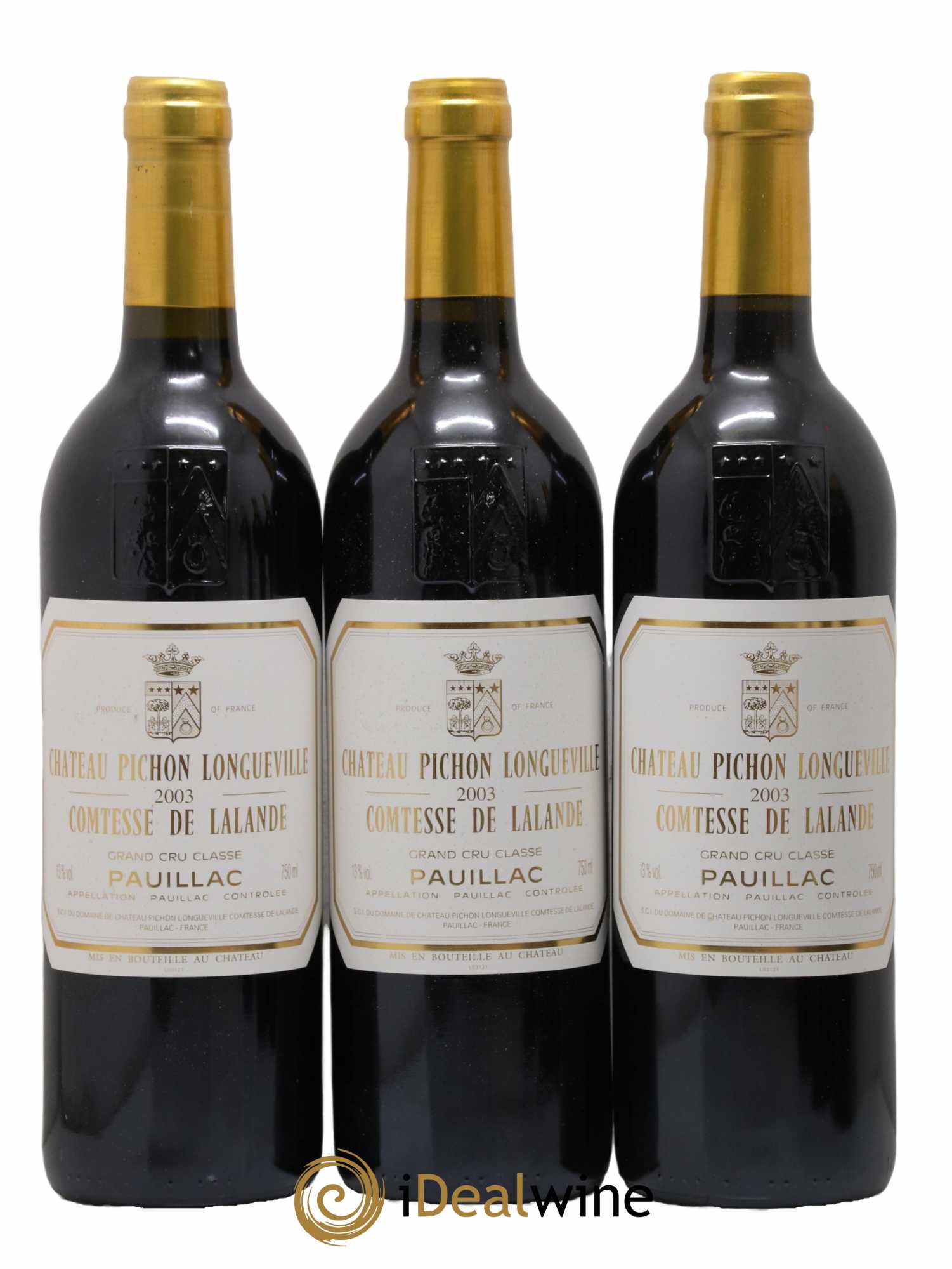 Château Pichon Longueville Comtesse de Lalande 2ème Grand Cru Classé 2003 - Posten von 6 Flaschen - 1