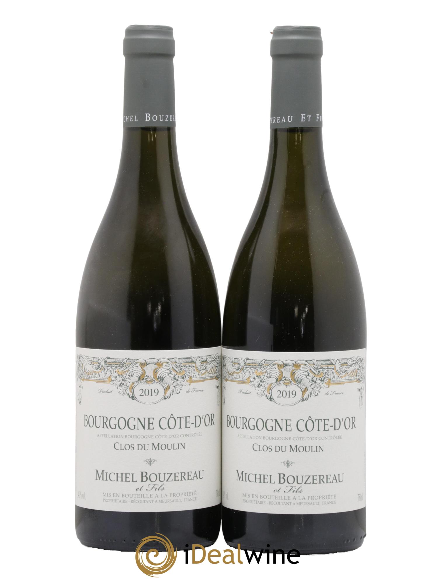 Bourgogne Côte d'Or Clos du Moulin Michel Bouzereau et Fils (Domaine) 2019 - Posten von 2 Flaschen - 0