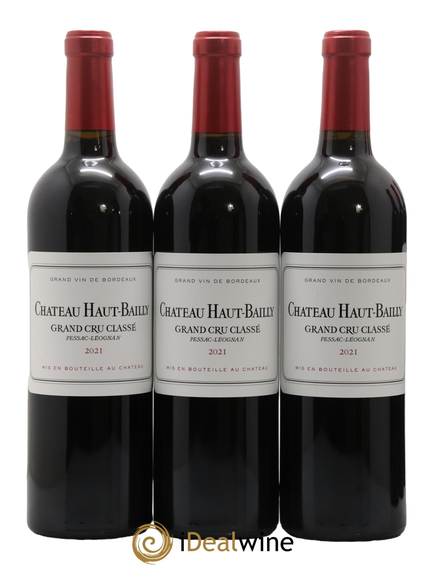 Château Haut-Bailly Cru Classé de Graves 2021 - Lot de 6 bouteilles - 1