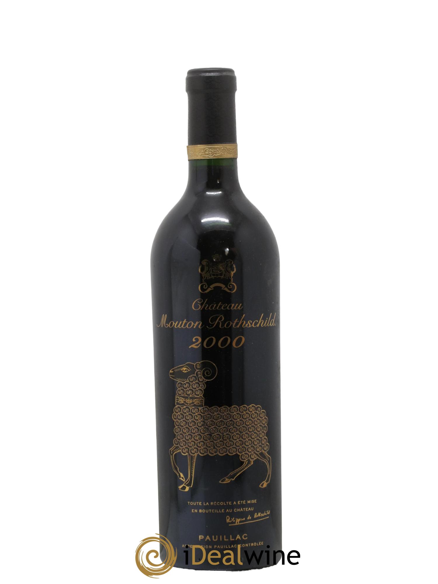 Château Mouton Rothschild 1er Grand Cru Classé 2000 - Lotto di 1 bottiglia - 0