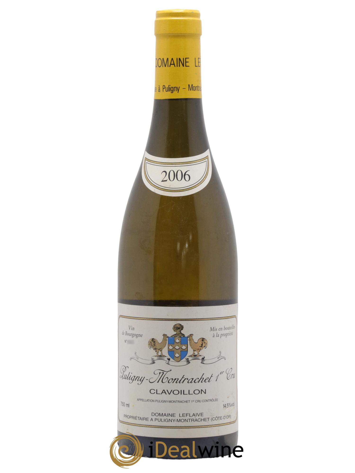 Puligny-Montrachet 1er Cru Clavoillon Leflaive (Domaine) 2006 - Lot of 1 bottle - 0