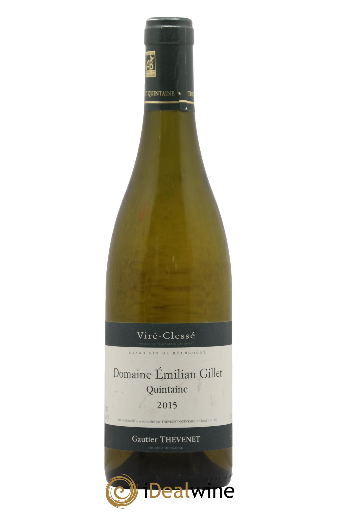 Viré-Clessé Domaine Emilian Gillet 2015 - Lot of 1 bottle - 0